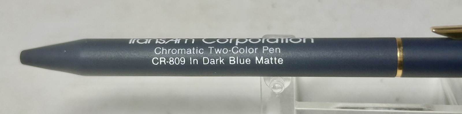 1987 Ritepoint CHROMATIC STANDARD 2-Color Salesman Sample CR-809 Advertising Pen
