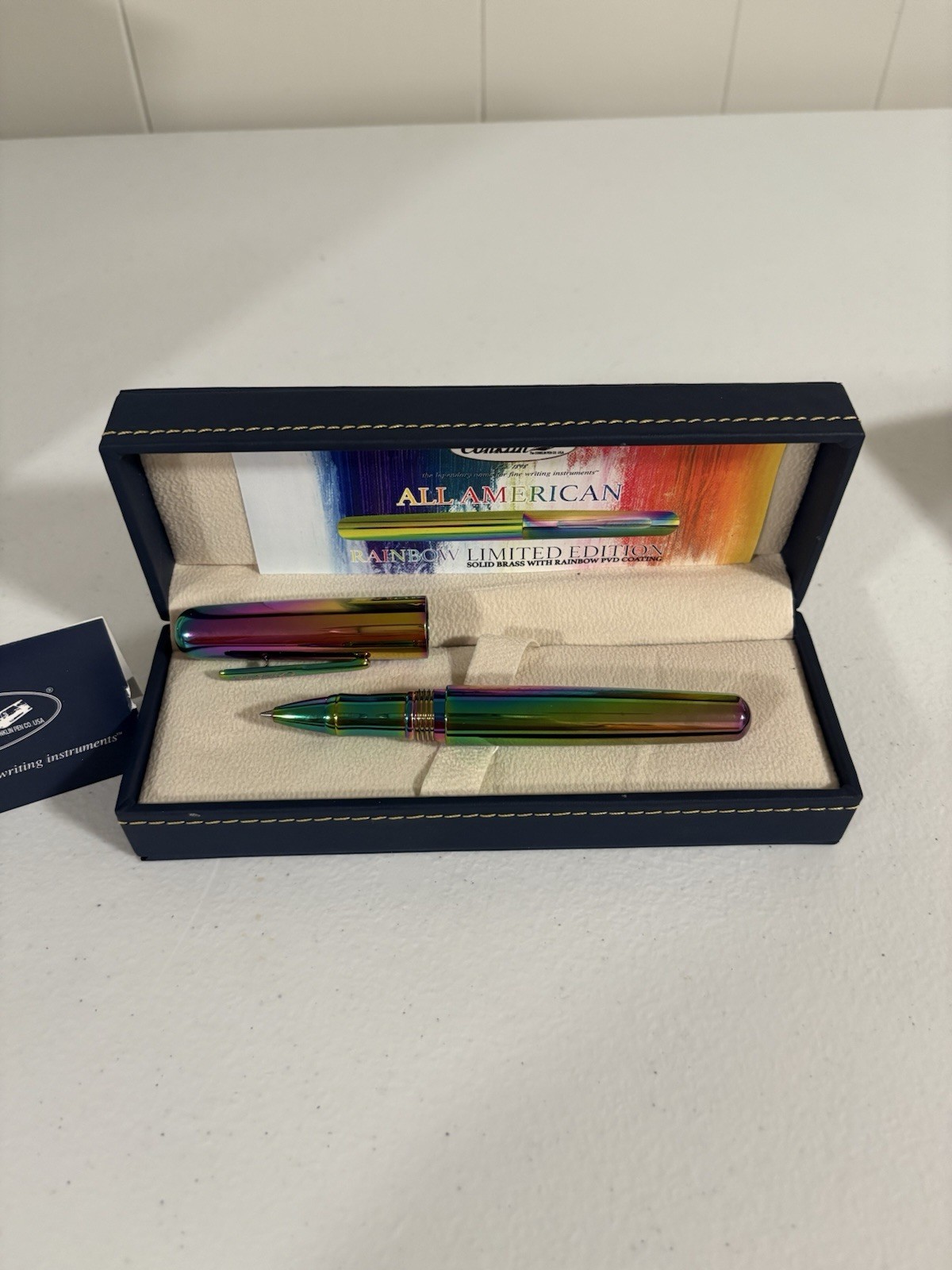 Conklin Limited Edition Rainbow Rollerball Pen / New Box