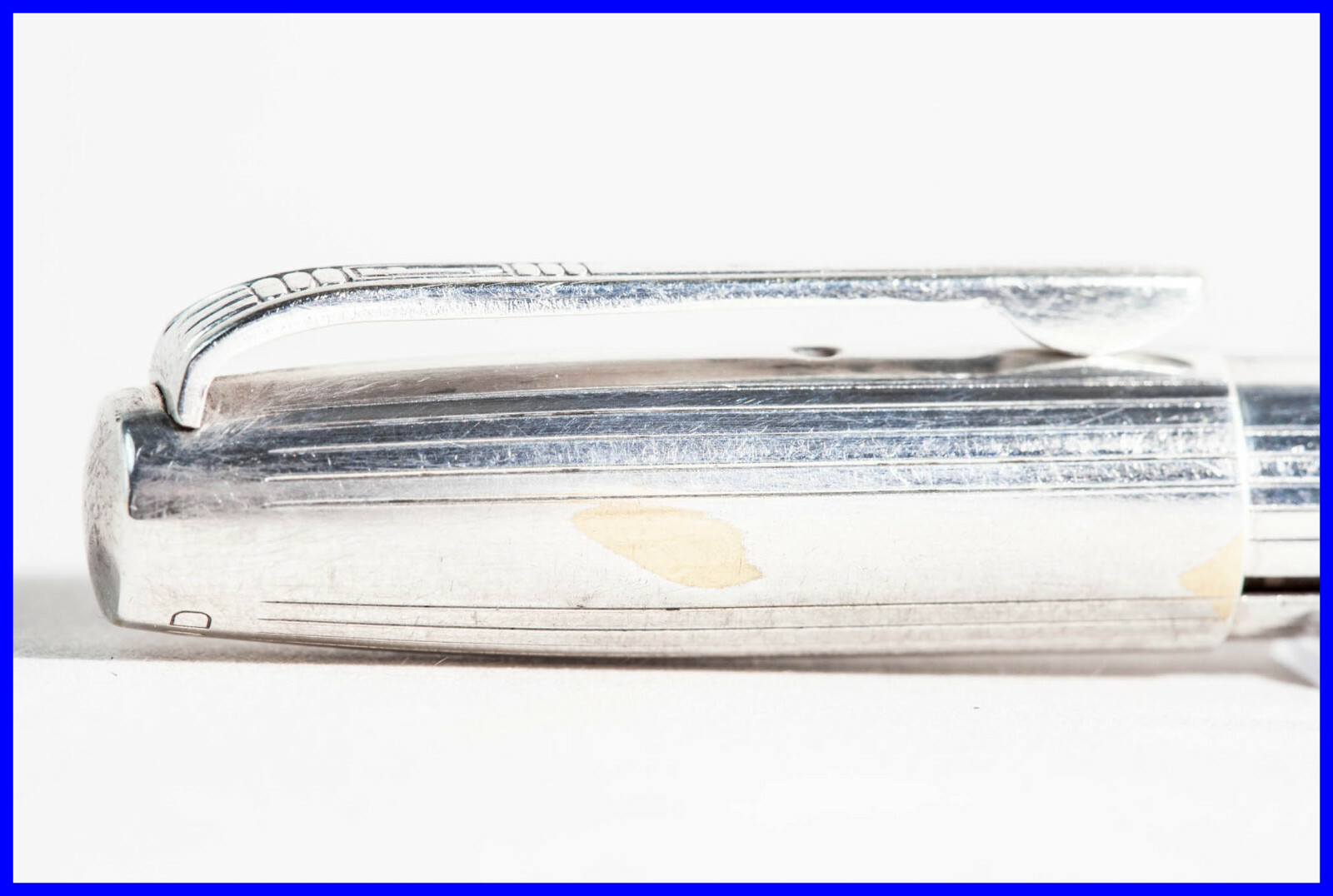 Bally Fend 2 Colors Bags Ballpoint Pen In Silver-Plated – 60s Design