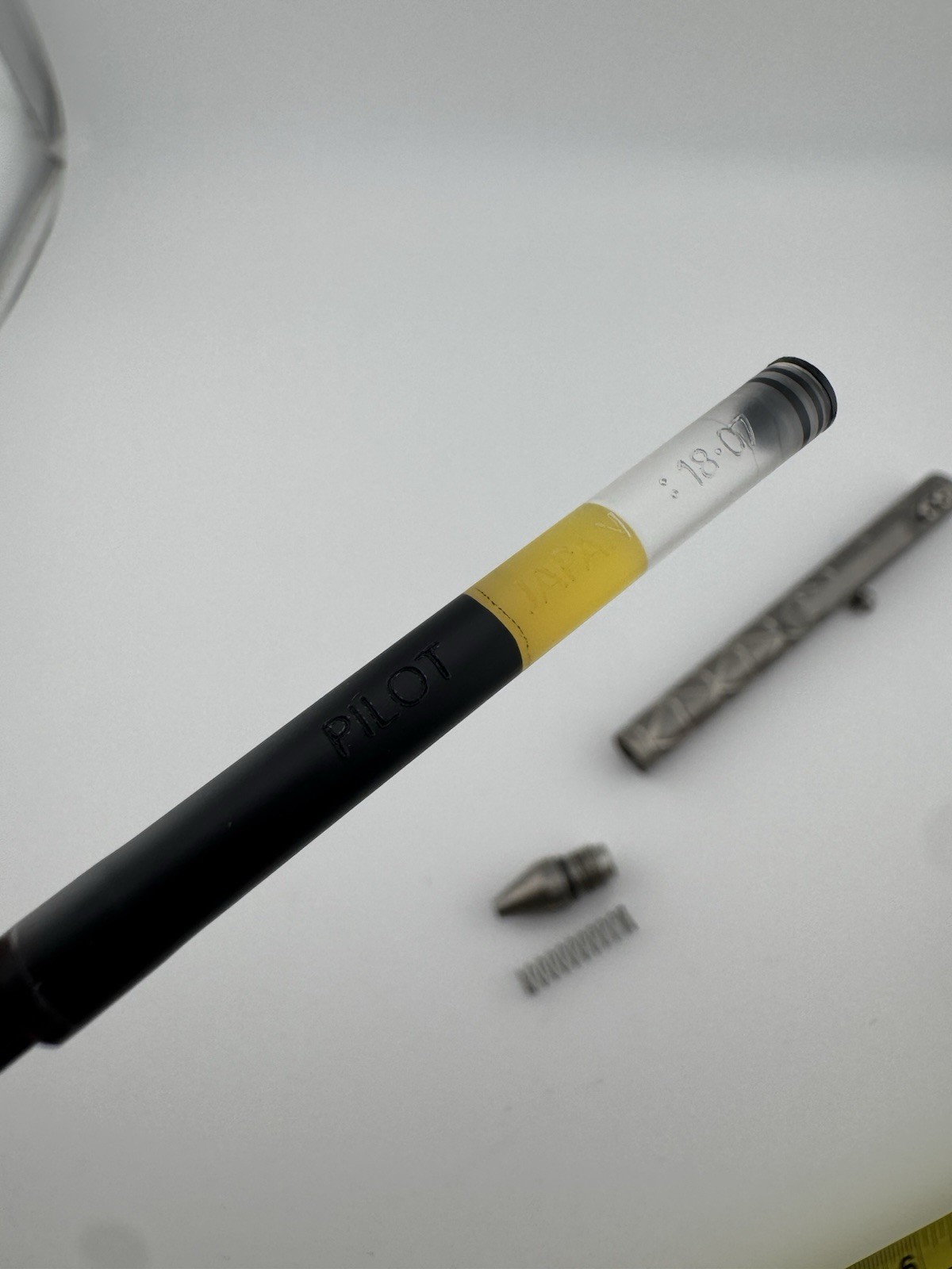Original Brian Felholter Titanium EDC Addiction Limited Code Orange Gel Pen