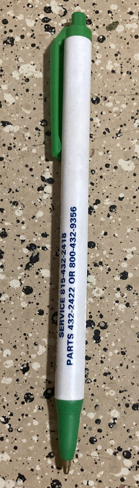 VTG BIC FORD LINCOLN MERCURY QUALITY PARTS WATSEKA IL Advertising Pen NO Ink
