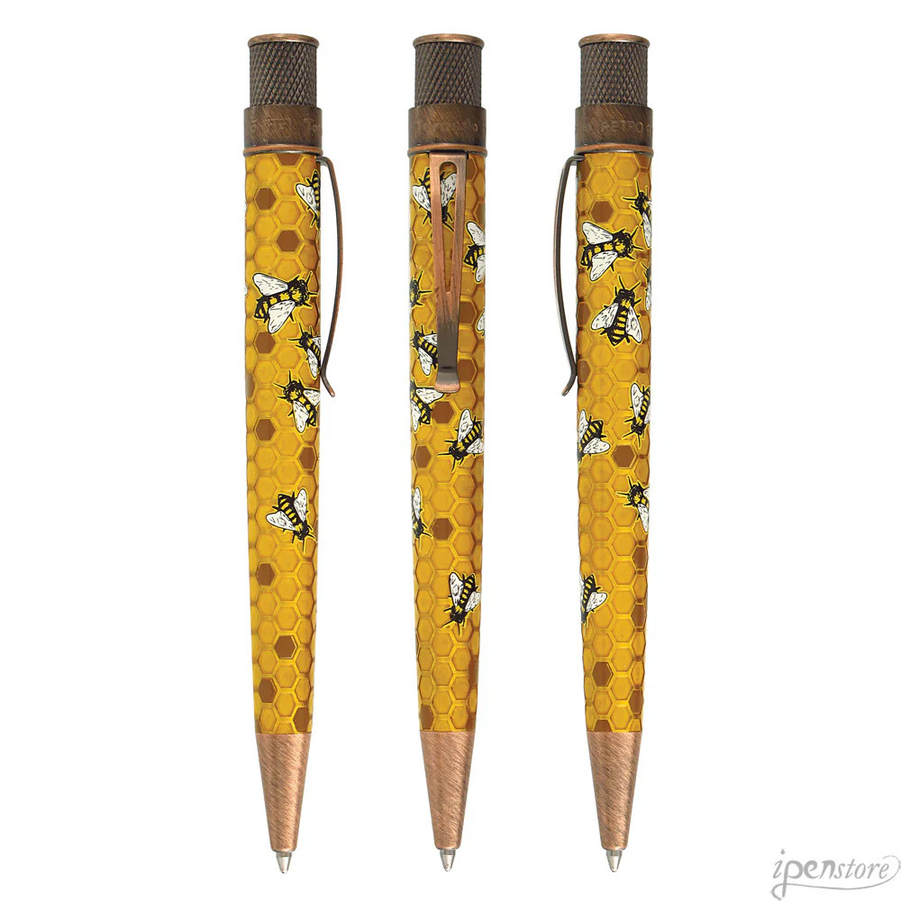 Retro 51 Tornado Rescue Series Ballpoint Pen, «Buzz» Honey Bee
