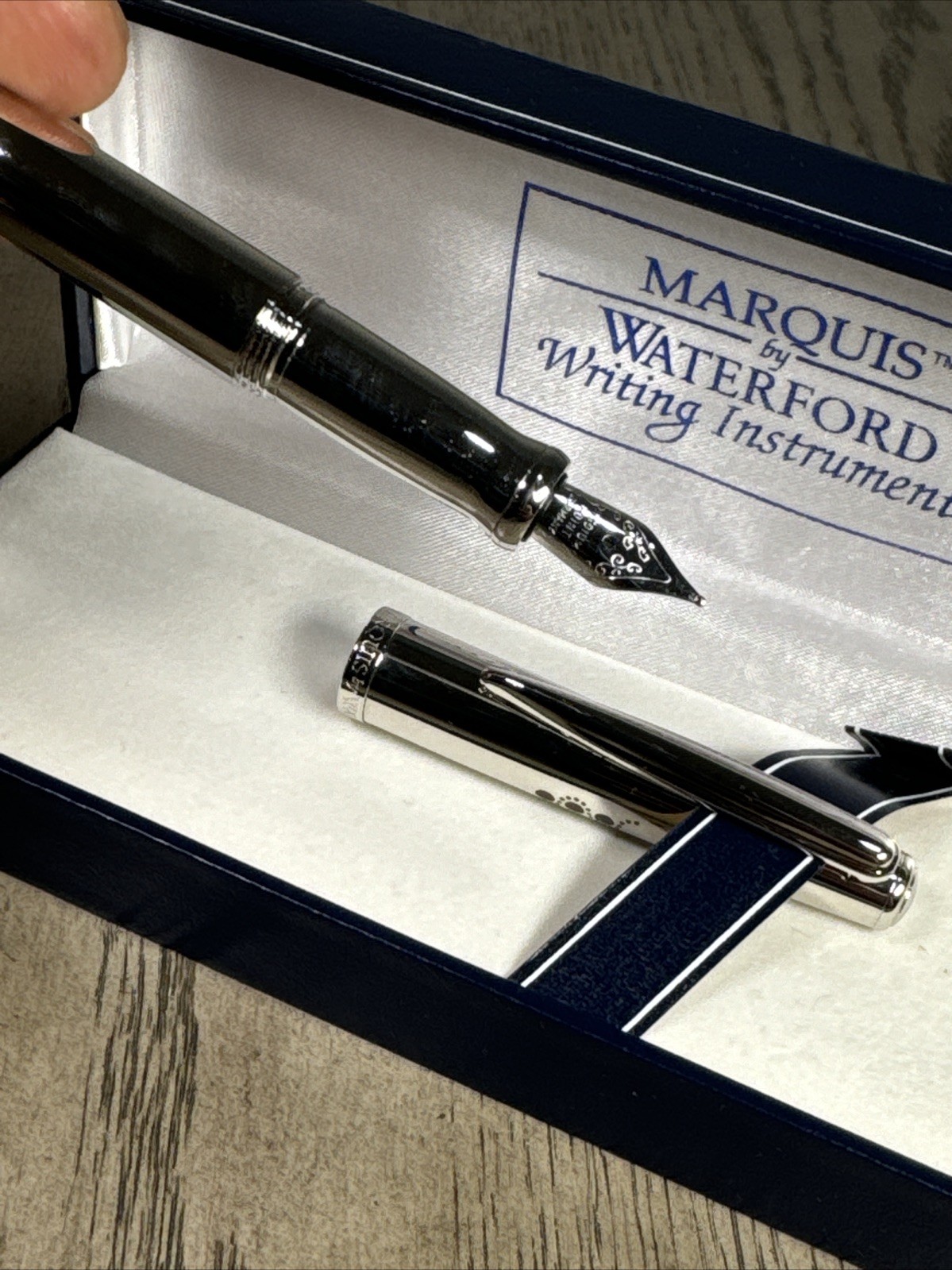 Futuredex Marquis By Waterford Silver Iridium Point Ink Pen