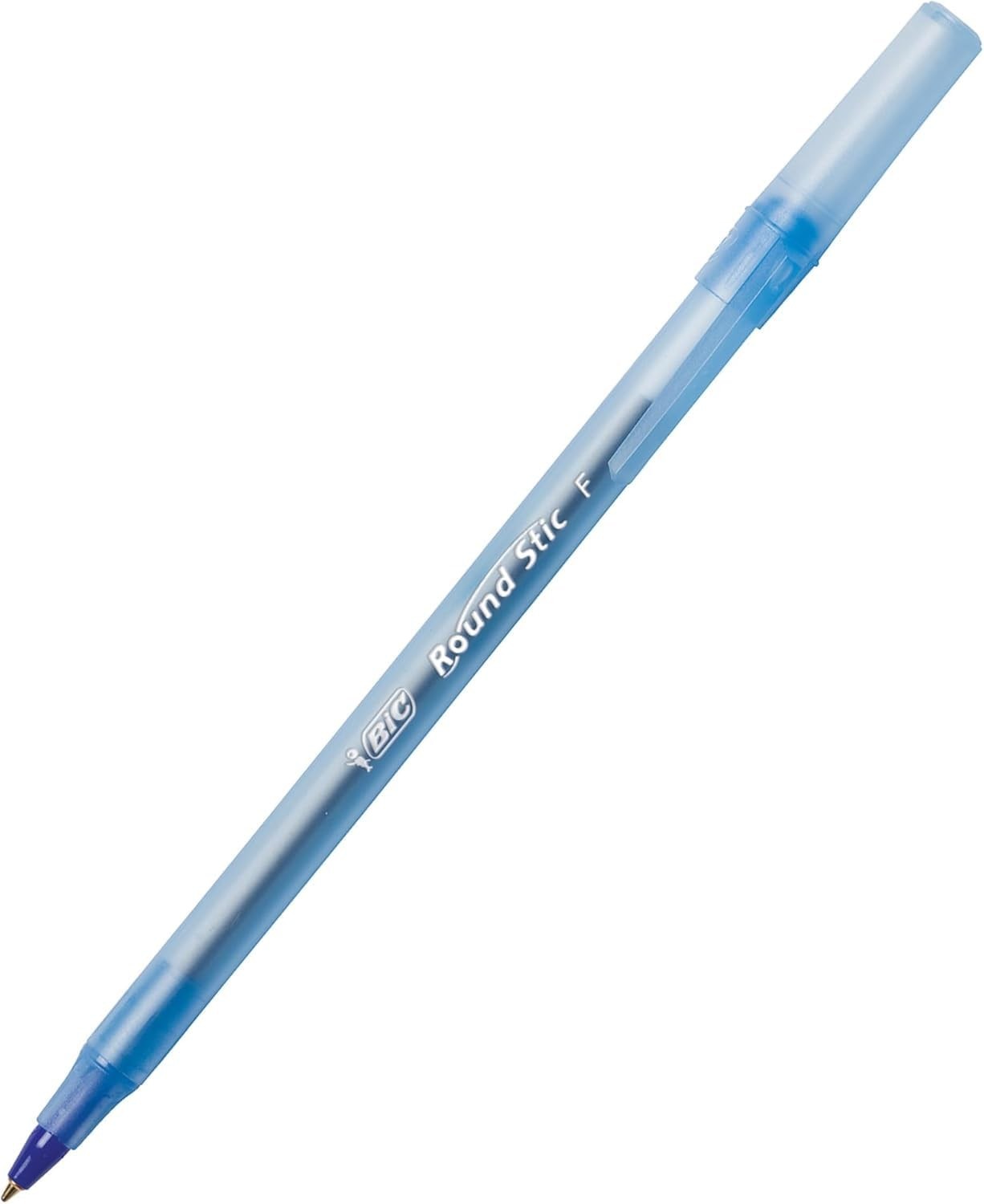 Bulk 300 Blue Ballpoint Pens, 1mm Medium Point, Comfortable Round Barrel, Writin