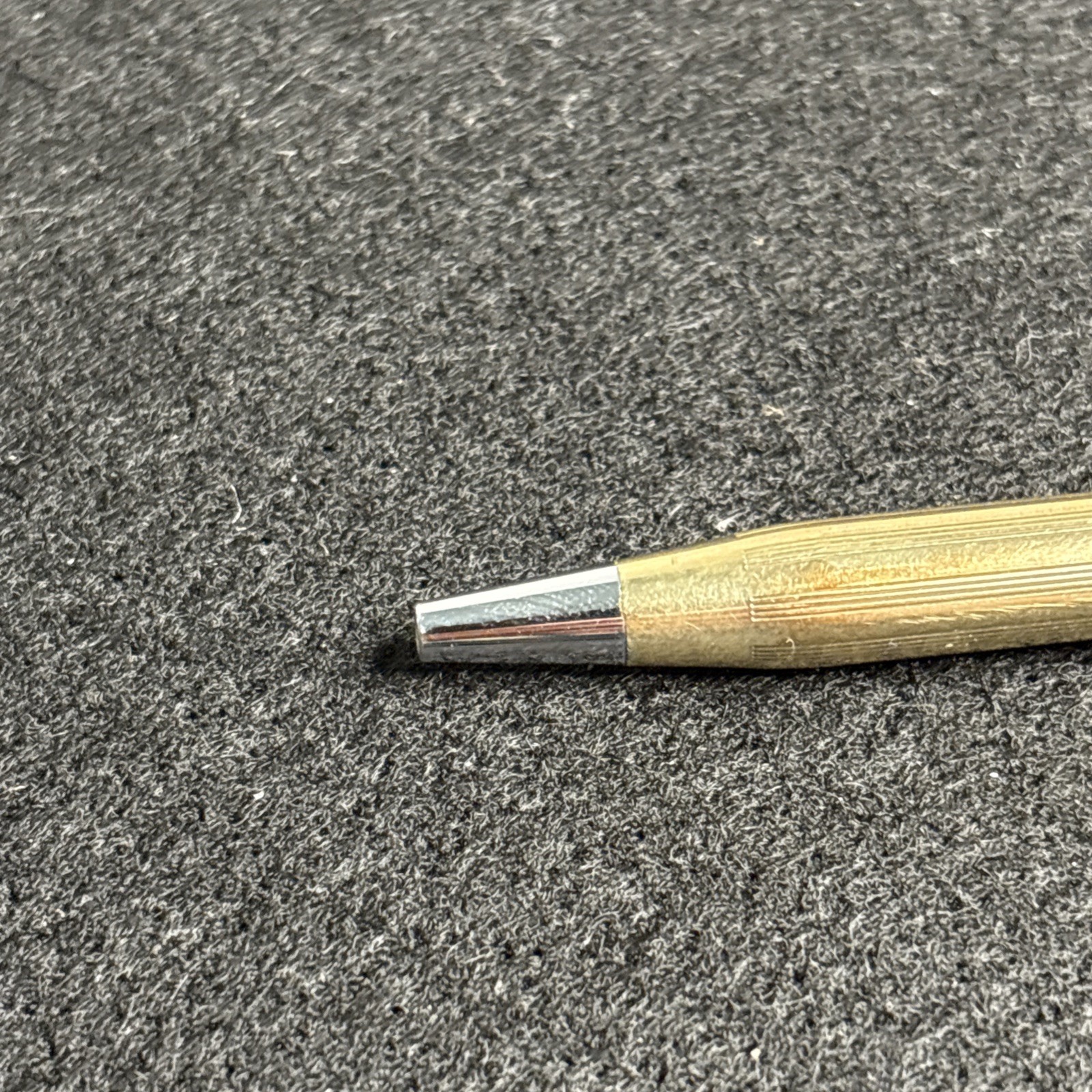 Cross 1/20 10KT Gold Filled Retractable Ballpoint Pen, Gold Trim, Blue & Black