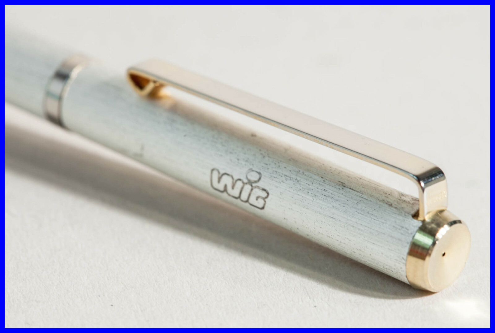 Fend ? Steel Roller Ball To 1980 Advert. Tig Silver Brushed M Gold Elegant