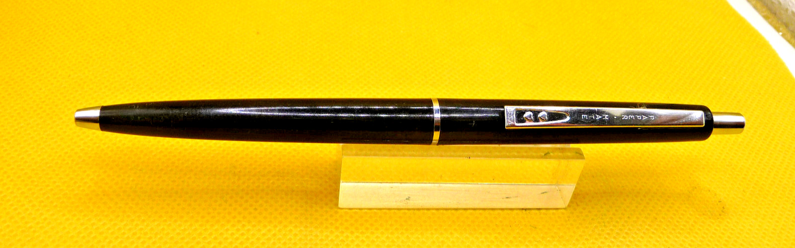 Paper Mate Vintage Double Heart Ninety Eight Black Ball Pen–working