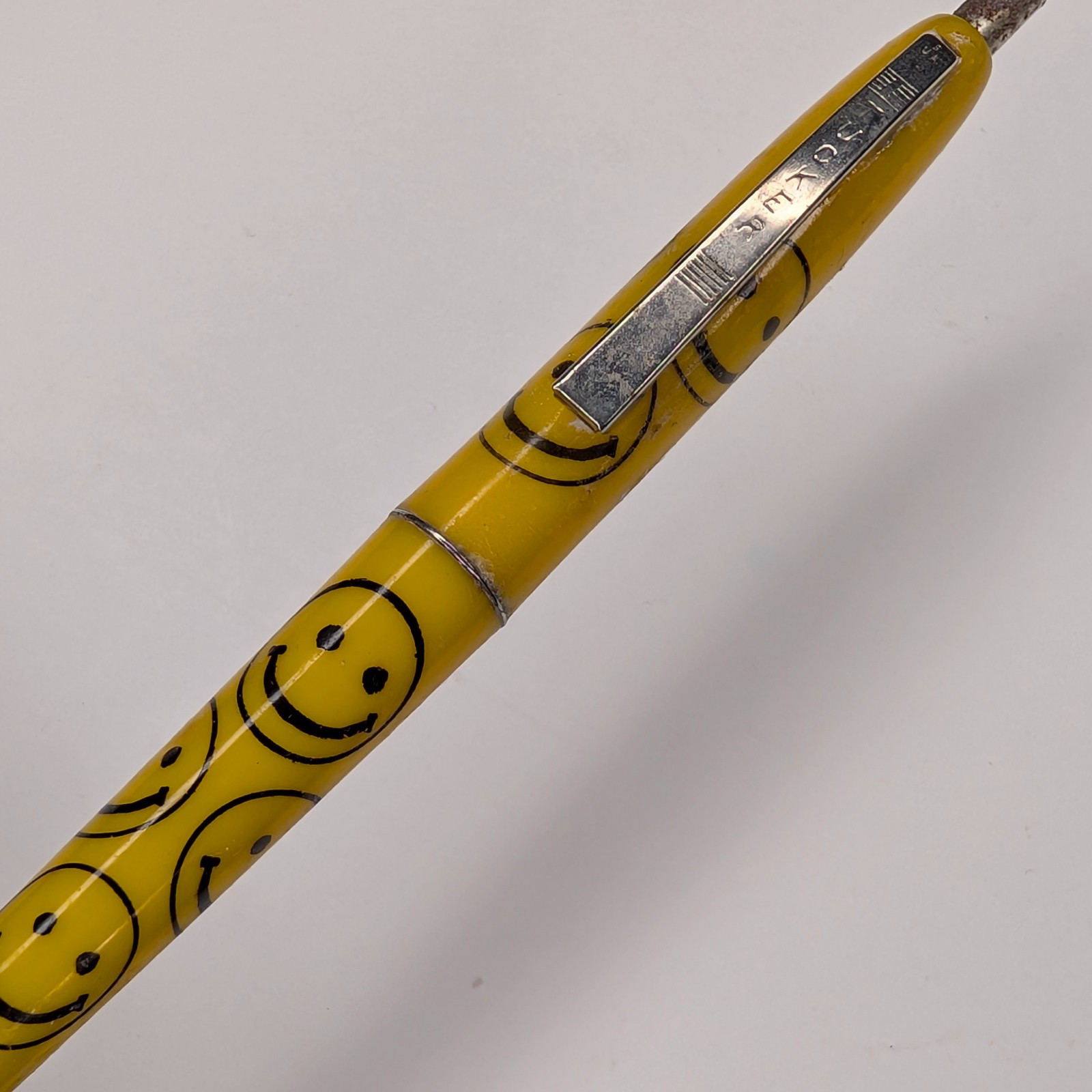 c1970s Yellow Smiley Face Have A Nice Day Ballpoint Pen Novelty Tucker Retro 70s