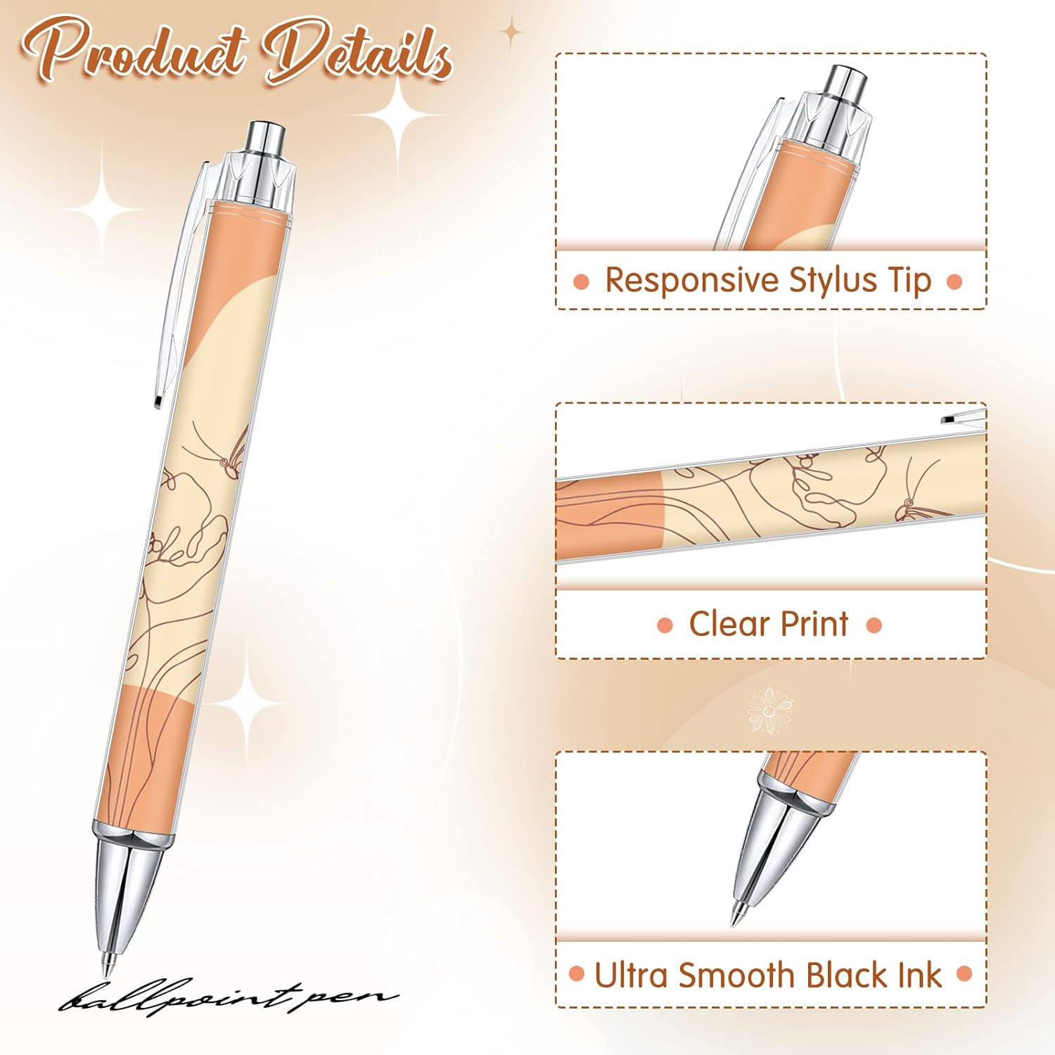 Tinlade 10 Pcs Christian Pens for Women Religious Ink Pens Easter Gifts Inspirat