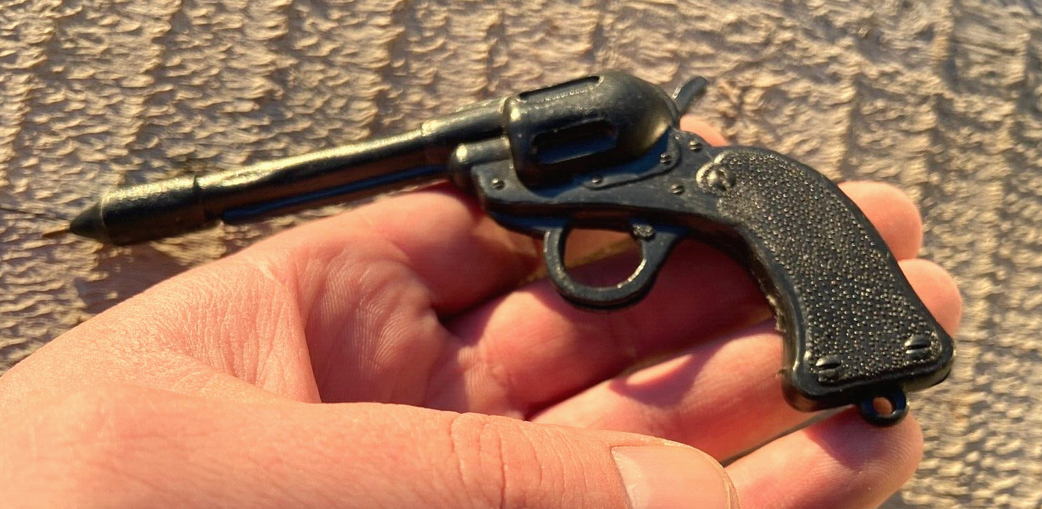 Vintage Souvenir Mini Ballpoint Pen Pistol USSR Ukrainian Sellers