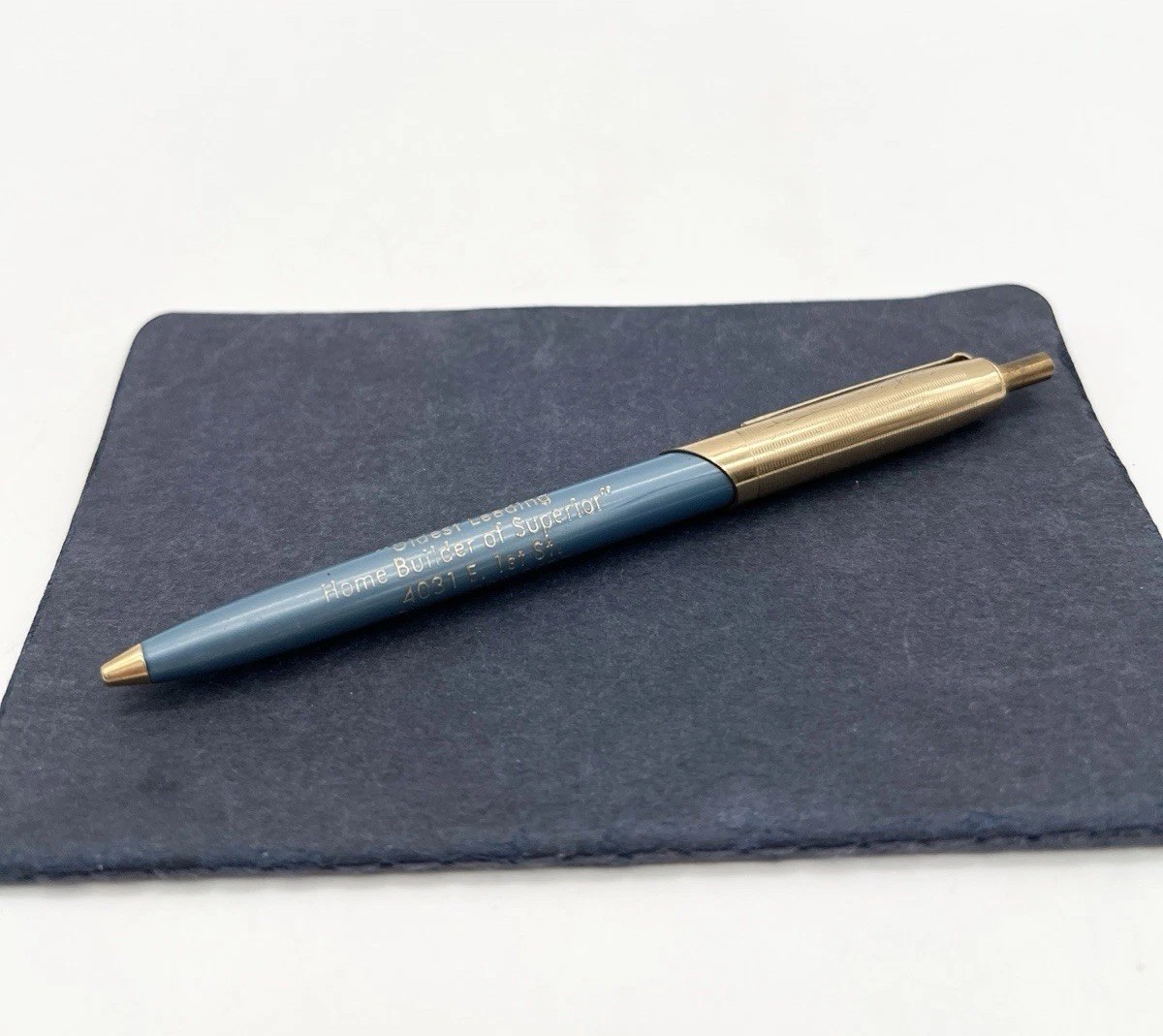 Vintage 60s Allouez Lumber Co Advertising Pen Superior WI Unipeco Mt Vernon NY