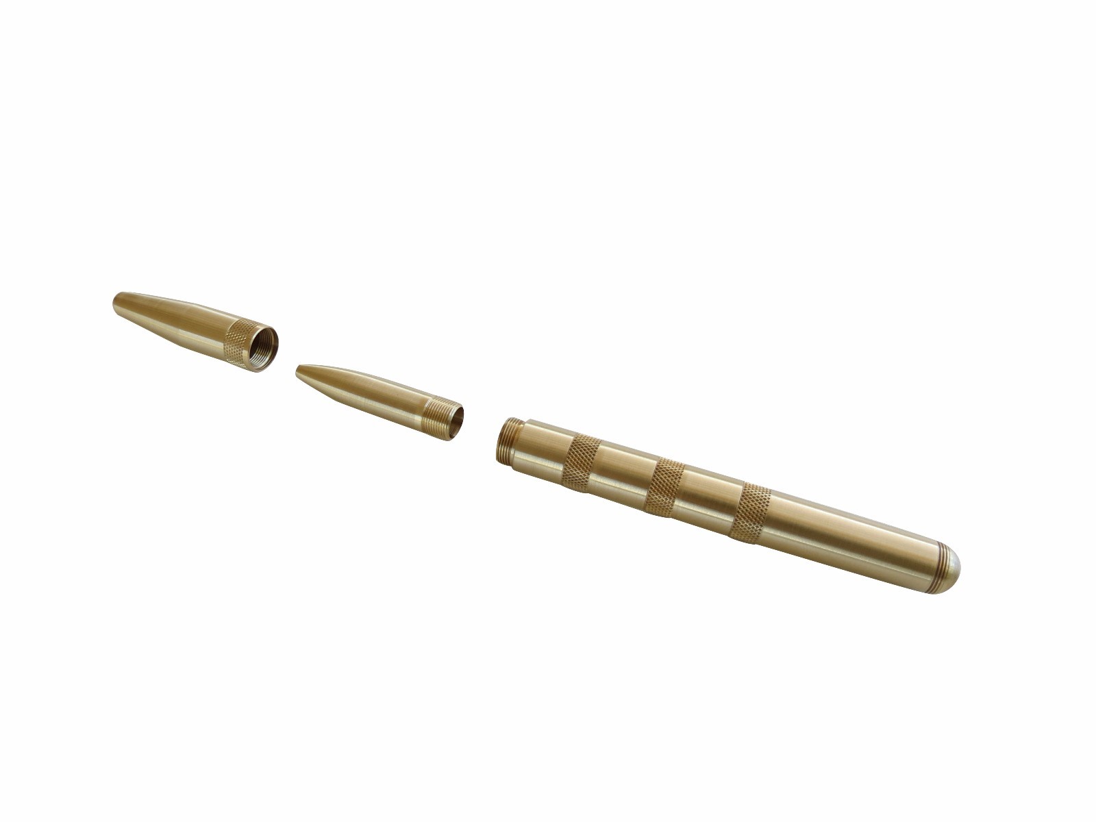 Luke4deals Solid Brass Pen – Machined Brass Ballpoint Pen, Pocket Pens, USA