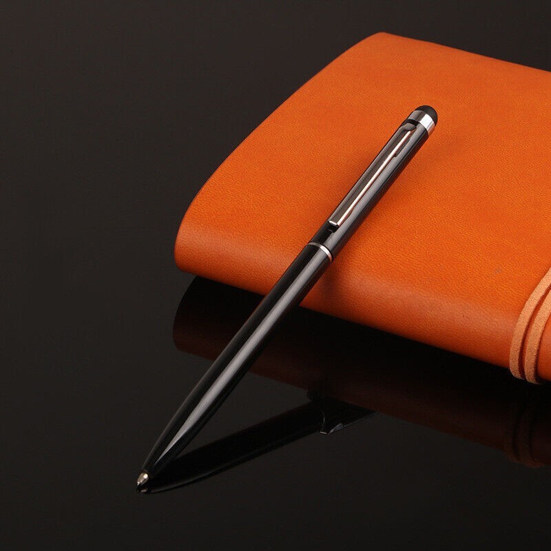 Durable Metal Ballpoint Pens Black Ink Gel Pen Office Student Writing Stationery