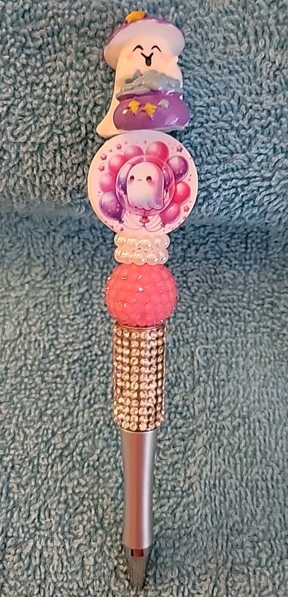 Focal Pen Ghost And Pink Bead Pen