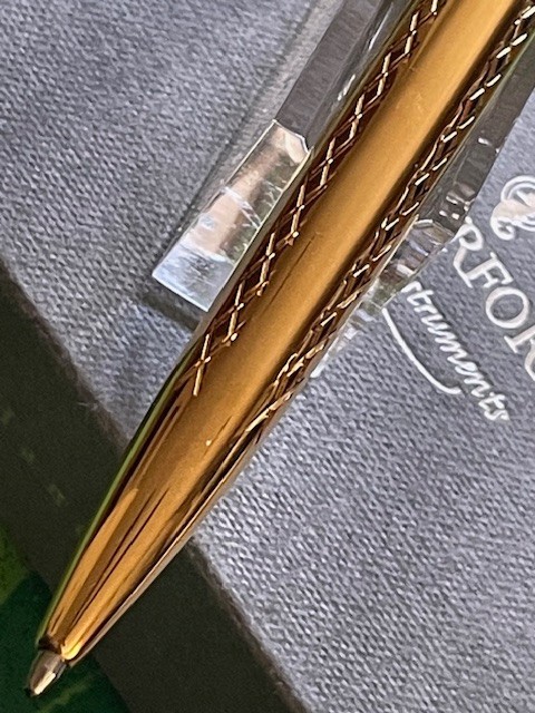 Waterford Writing Instruments Powerscourt Gold Ballpoint Pen