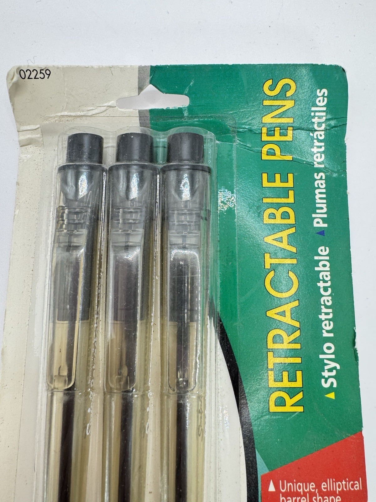 Vintage Scripto Retractable Pens Barrel Shape 02259 Mexico 1990’s NOS