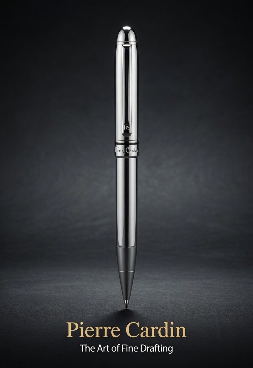 Vintage Pierre Cardin Silver Tone Mechanical Drafting Pencil Executive Writing