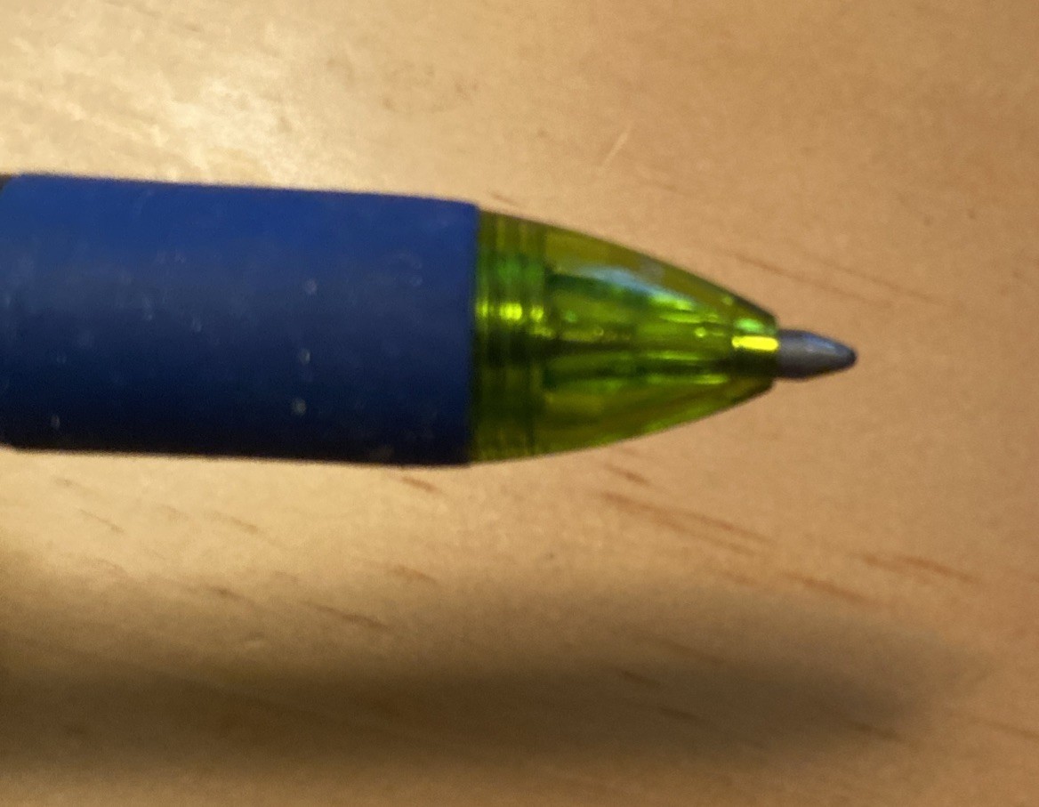 Inoxcrom Pharmaceutical Advertising Ball Pen ZYRTEC Ergonomic Grip See Through