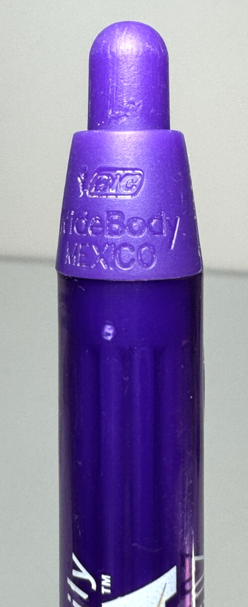 RARE SUSTIVA (HIV MED) PHARMACEUTICAL REP DRUG PEN – BIC WIDEBODY – MEXICO MADE