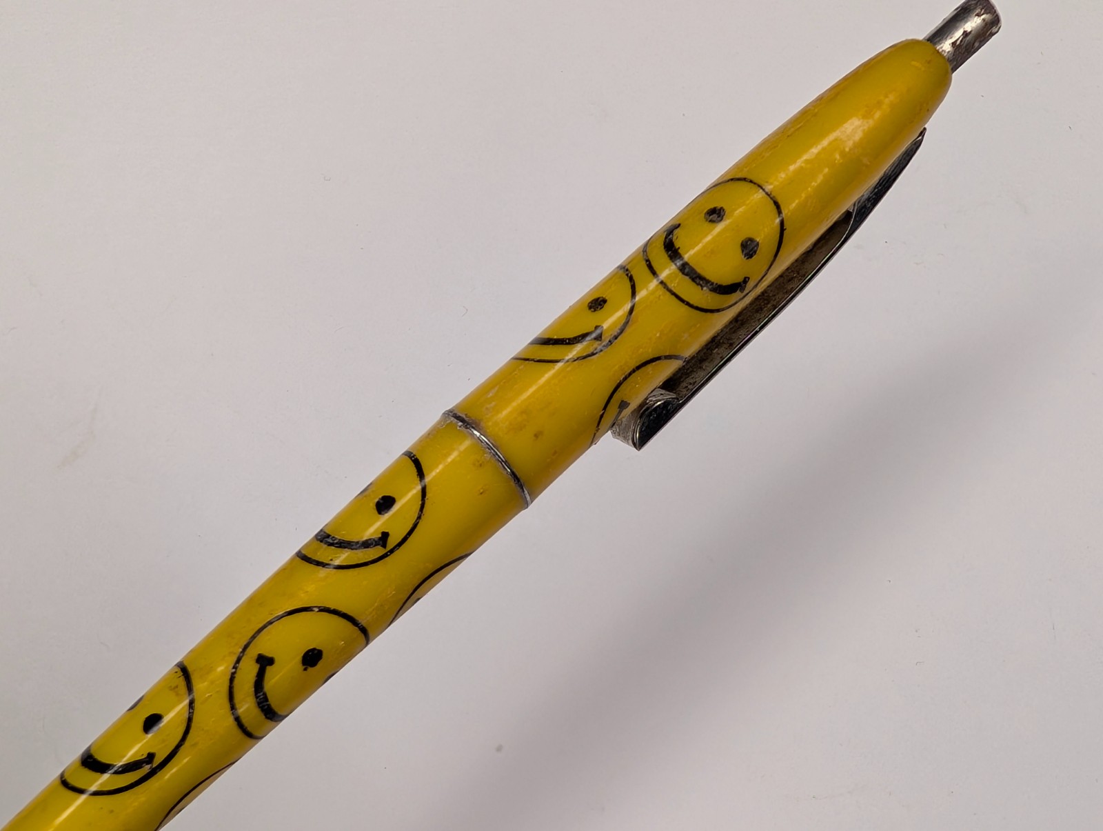 c1970s Yellow Smiley Face Have A Nice Day Ballpoint Pen Novelty Tucker Retro 70s