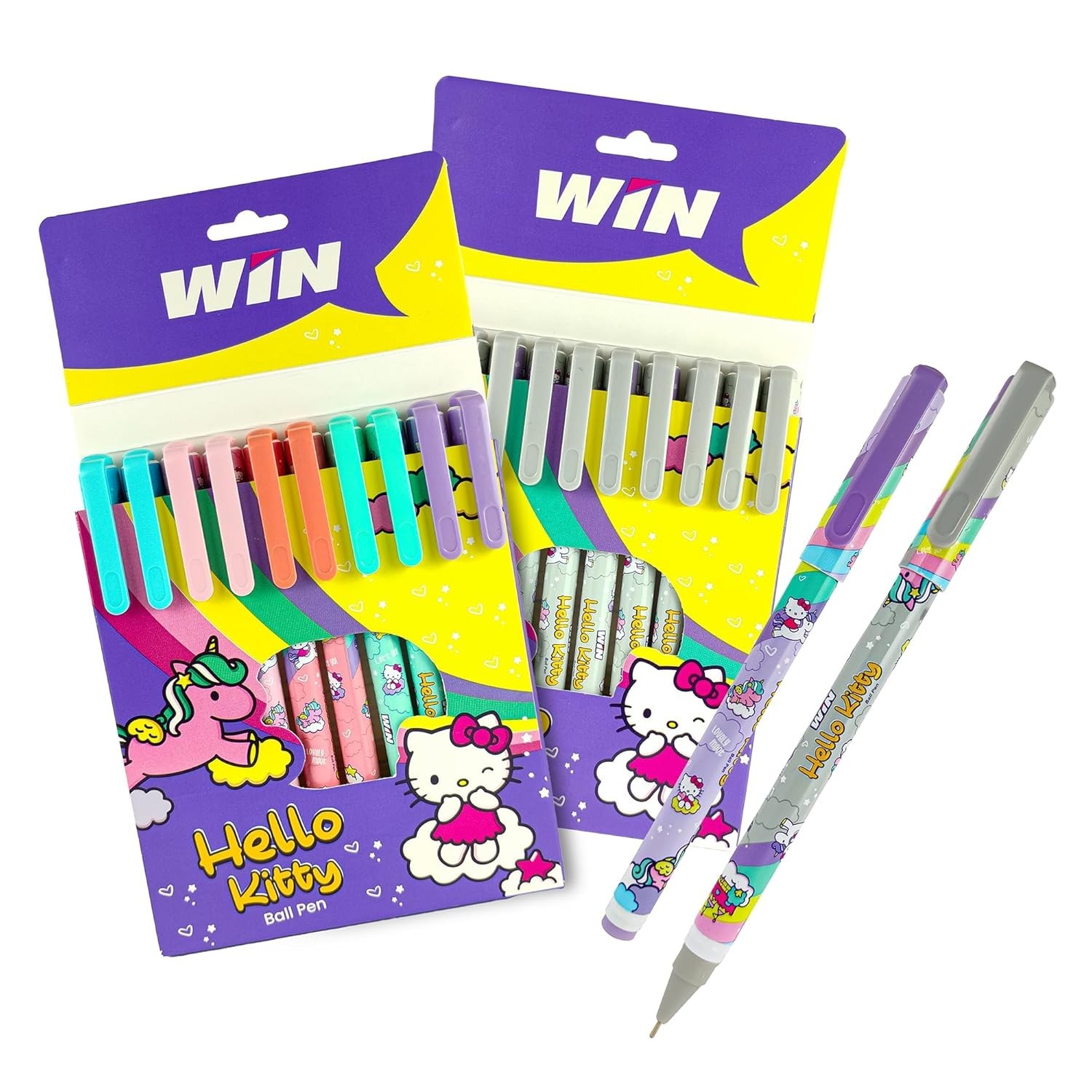 WIN Hello Kitty Ball Pen With Comfortable Grip For Smooth & Smudge Free Writing