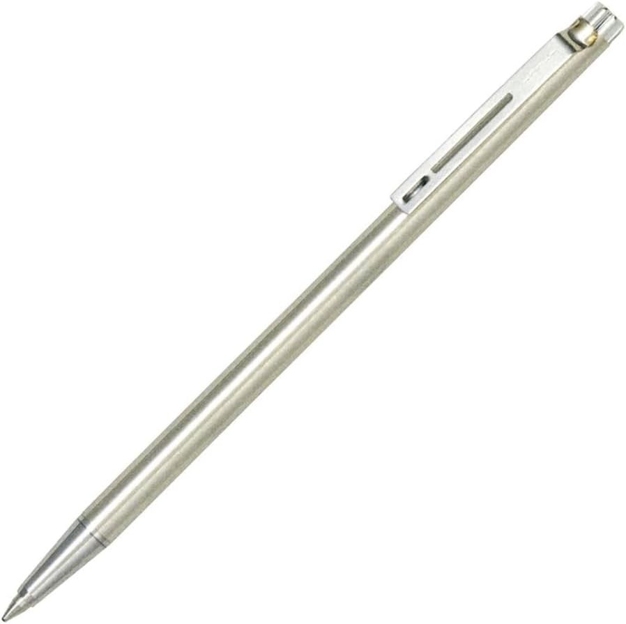Birdy Stainless Steel Body Mini Ballpoint Pen, 0.7 Mm, Black Ink