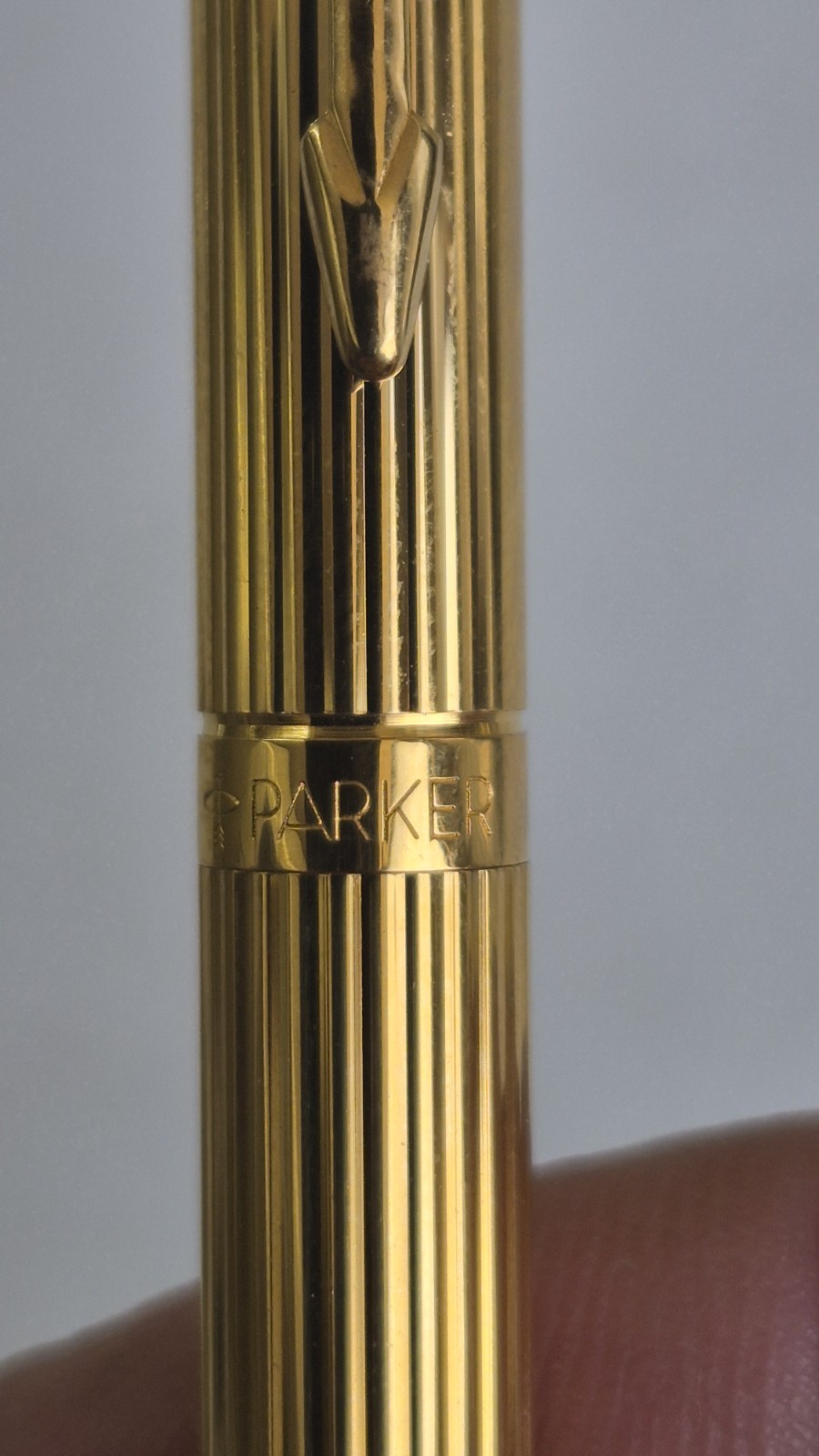 Parker 95 Insignia 23k Gold Filled Rollerball pen with Box Needs New Ink