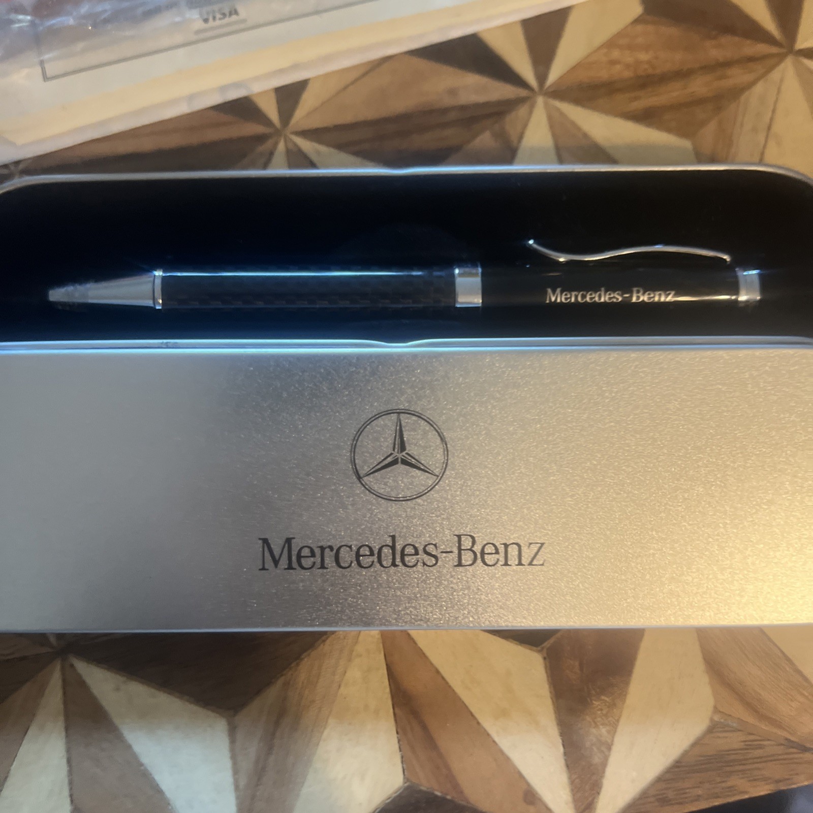 Mercedes-Benz Ballpoint Pen w/ Case -Fast Ship!