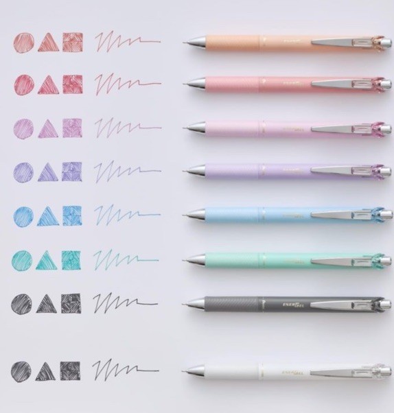EnerGel Kohare Knock Gel Ink Ballpoint Pen Limited Series Set Of 3 Hareyaka