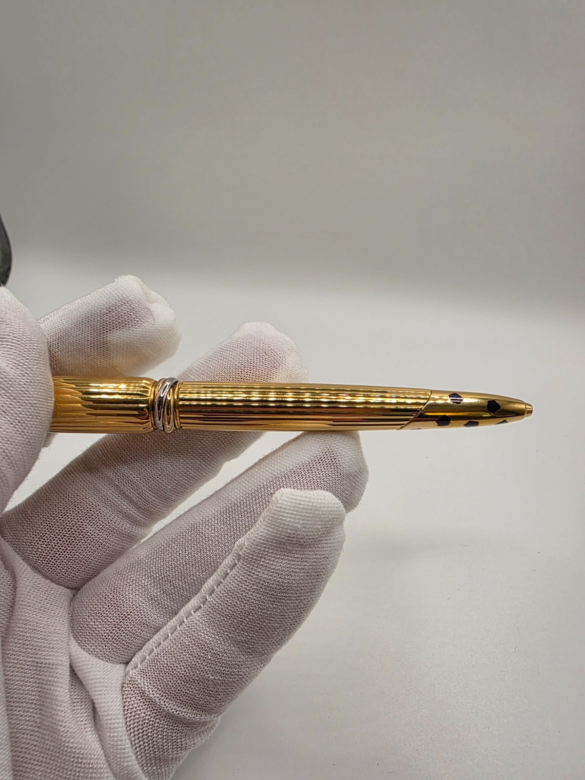Cartier Panthere Trinity Rings Gold Ballpoint Pen – Used Good – France 1990