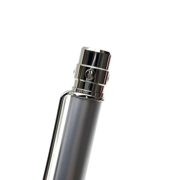 Santos de Cartier Ballpoint Pen Silver Black Ink Twist Retractable Unisex w/Box