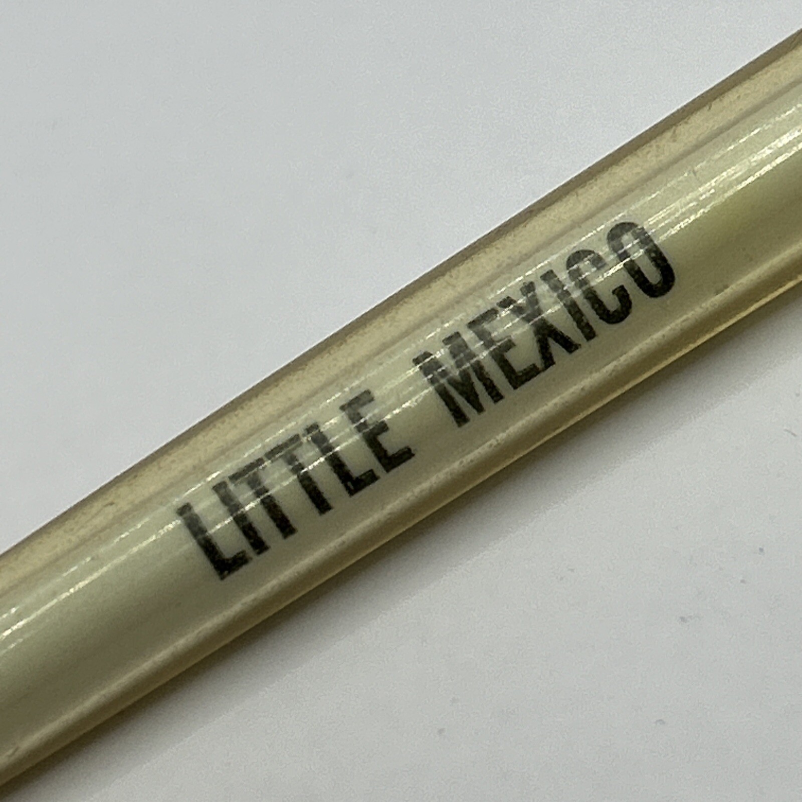 VTG Ballpoint Pen LITTLE MEXICO Mexican Fine Food Mattoon Illinois