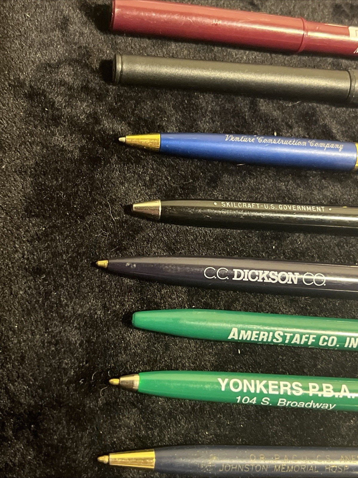 (14) Pen Lot Advertising US Government Hilton Sprint Hospital Jewelers