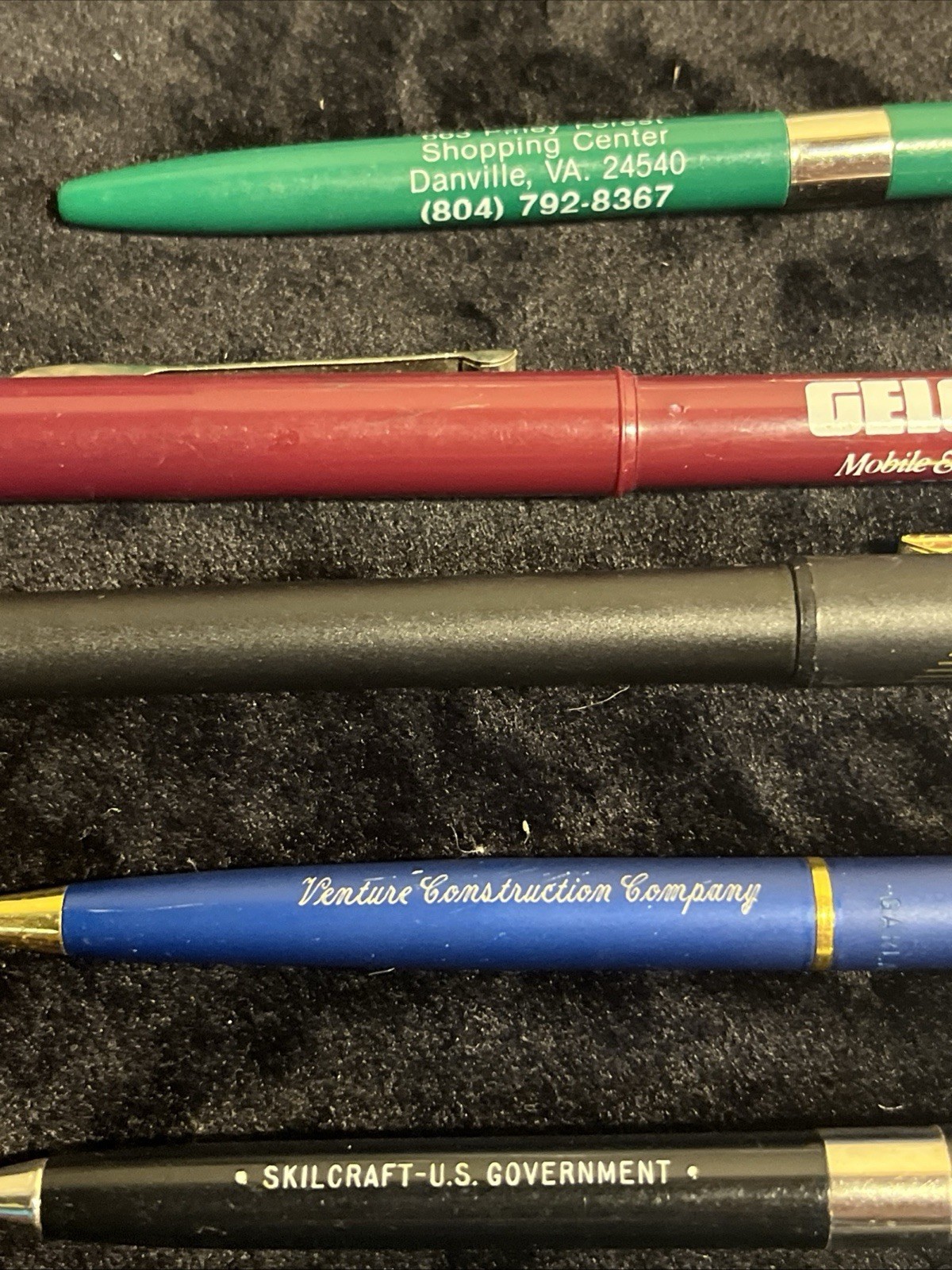 (14) Pen Lot Advertising US Government Hilton Sprint Hospital Jewelers