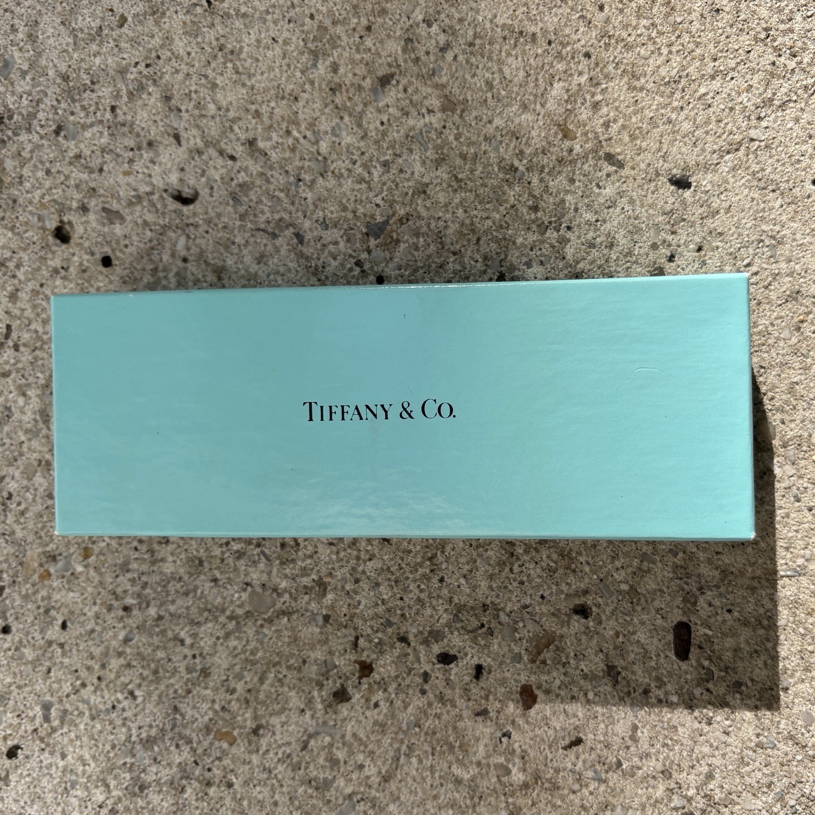 NWOT TIFFANY＆CO. Ballpoint Pen T Clip Silver & Gold Trim Box & Pouch