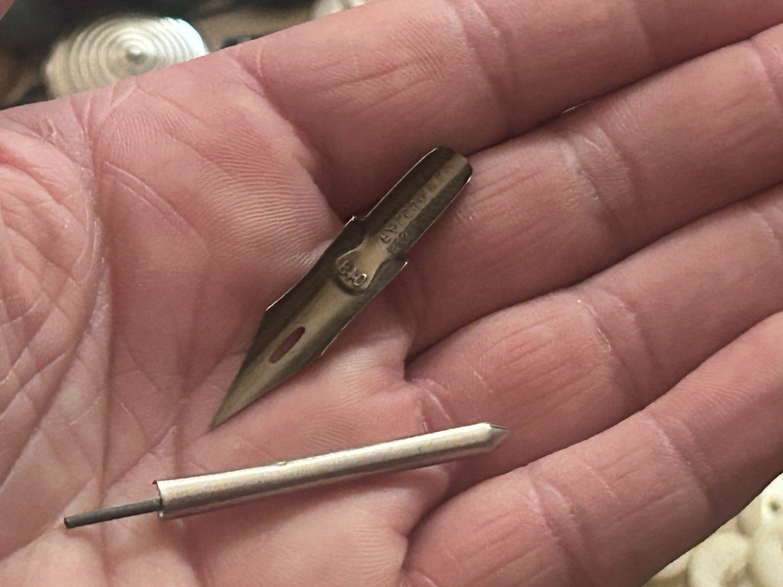Pen Nib And Resavior