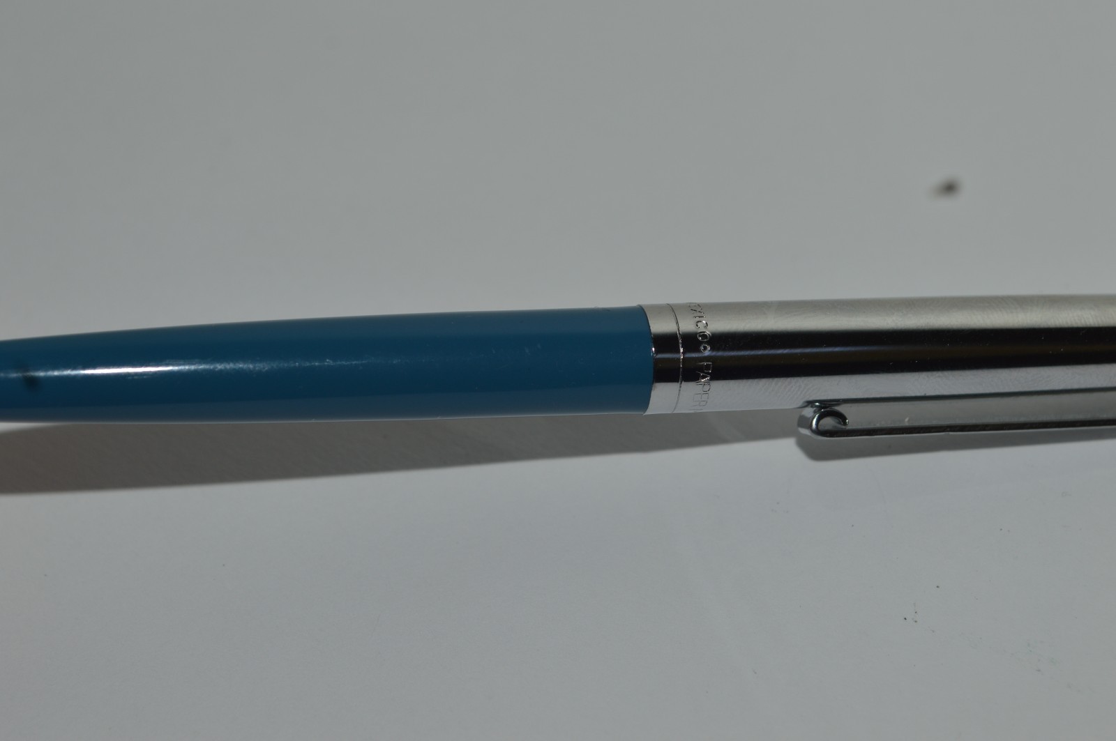 PAPER MATE Profile #2 Reg Grip Ball Pen NOS Blue Barrel Made In Mexico 1990’s