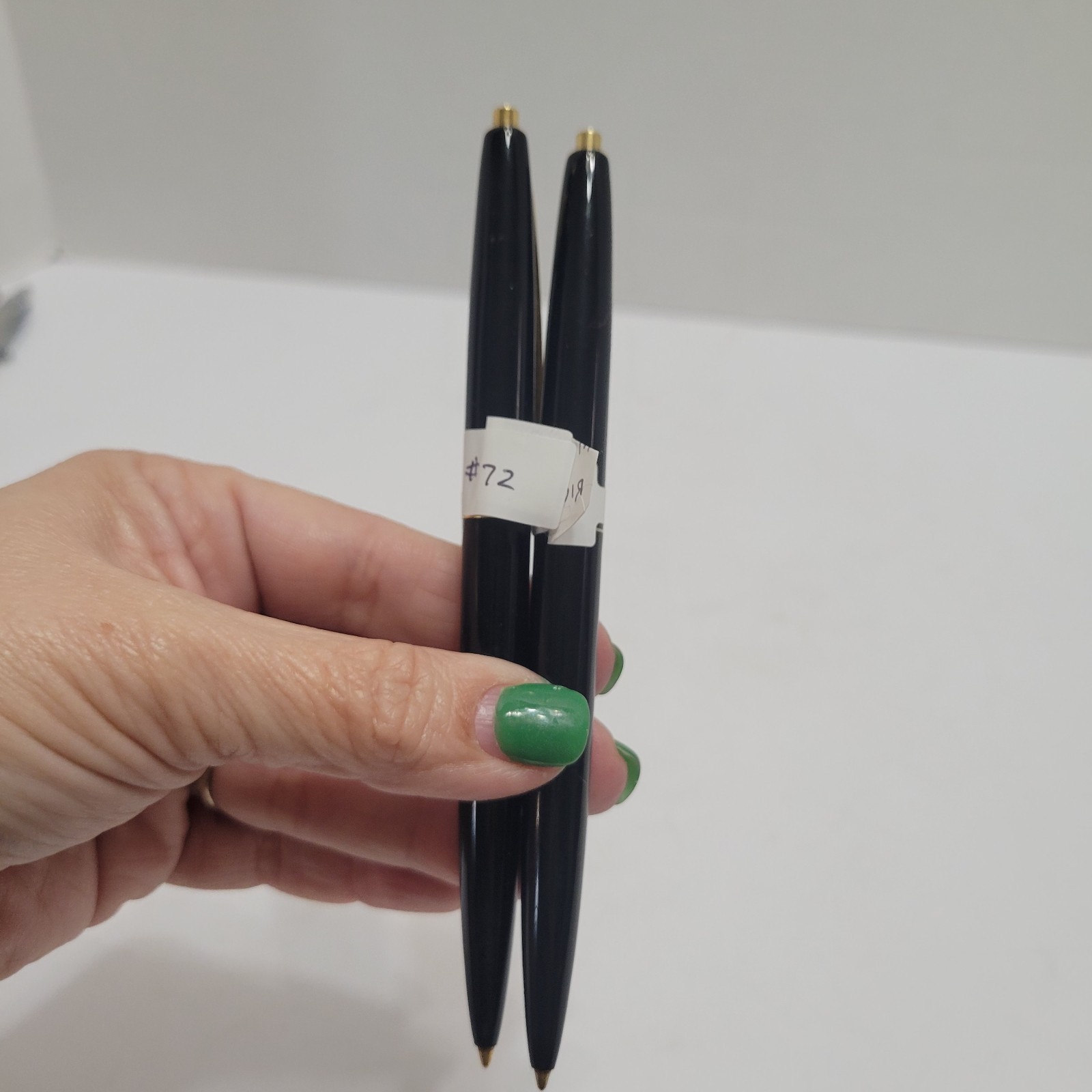 2 VTG Bic Clic Pen Washington University School Of Med Black W/Gold Trim Mexico