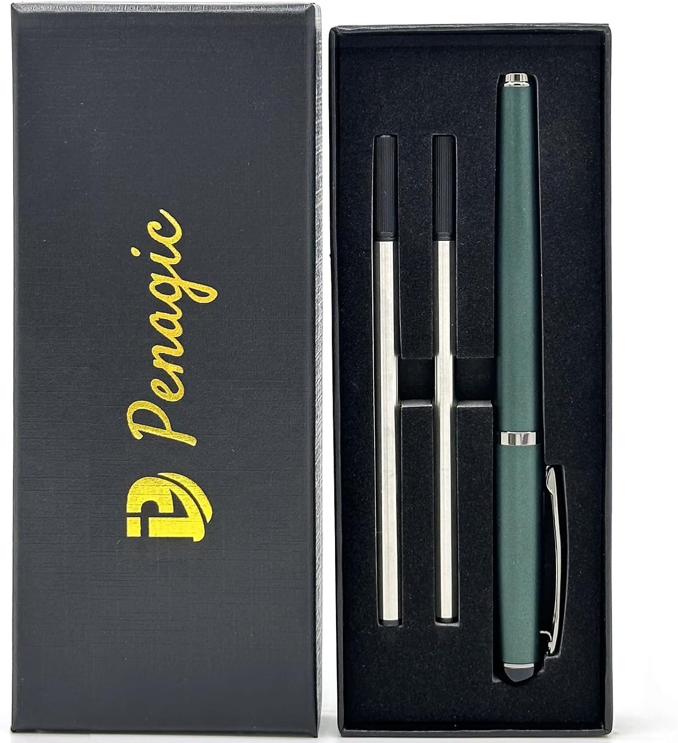 Luxury Rollerball Pen, Black Ink, Fine Point, Unisex, Professional Writing Pe…