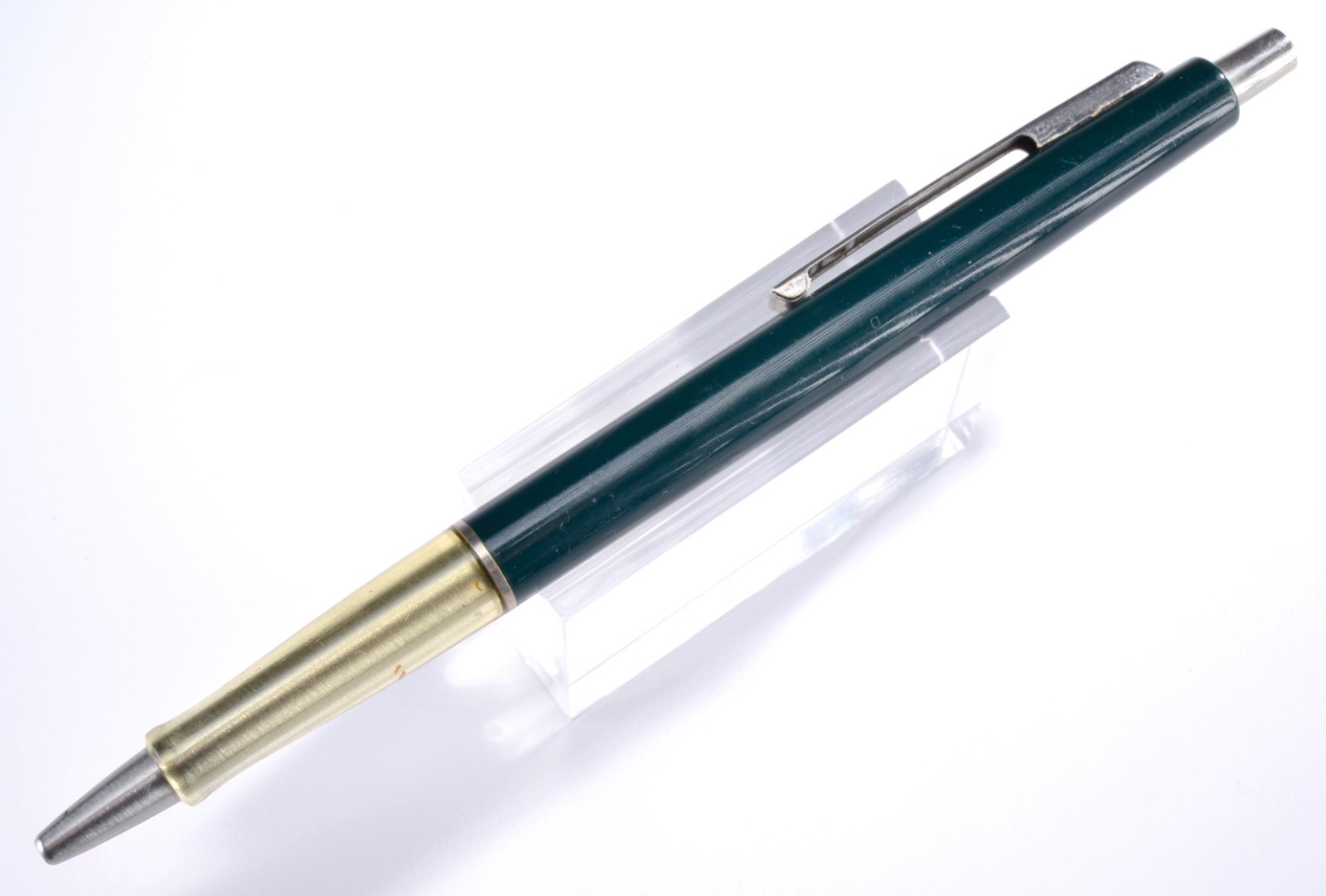 Paper Mate Vintage Contour Double Heart Hunter Green Ballpoint Pen #3