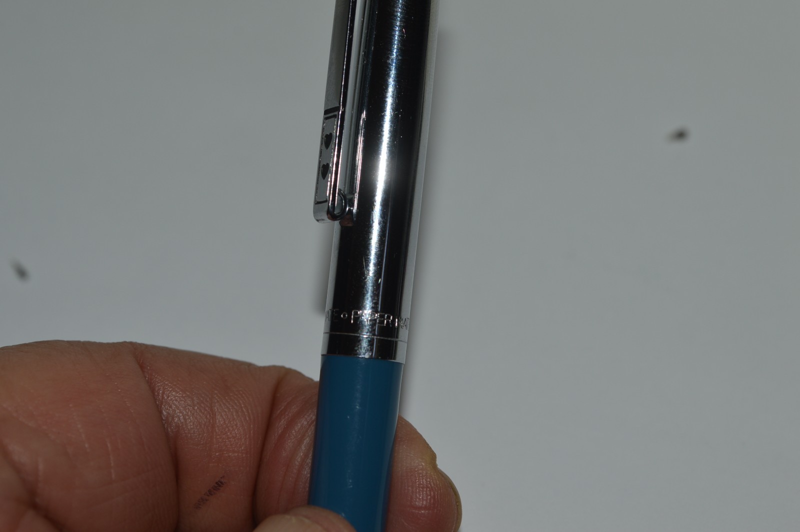 PAPER MATE Profile #2 Reg Grip Ball Pen NOS Blue Barrel Made In Mexico 1990’s