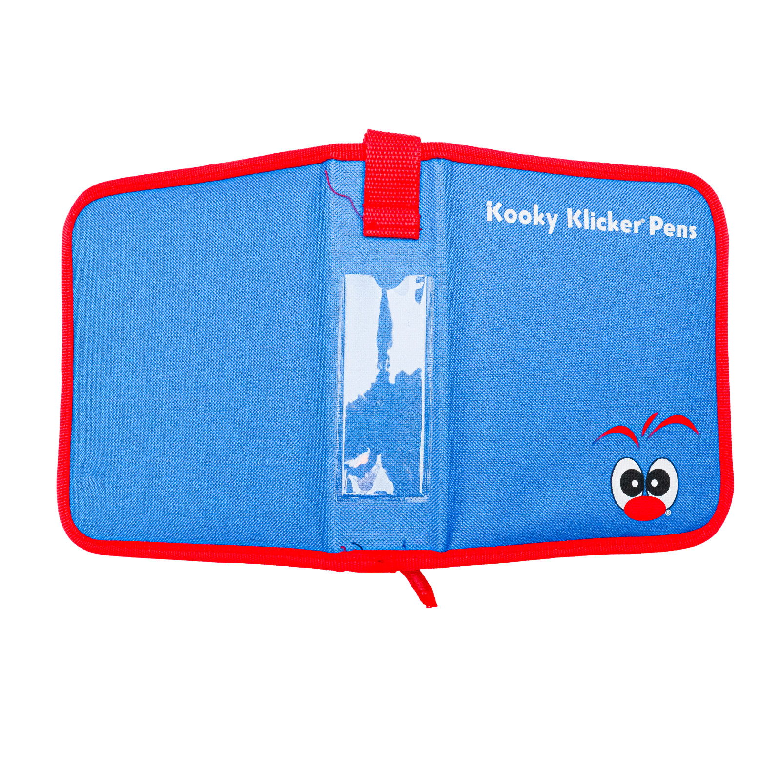 Kooky Klicker Pens Blue Red 6 Pen Case w/ Assorted Random Pens
