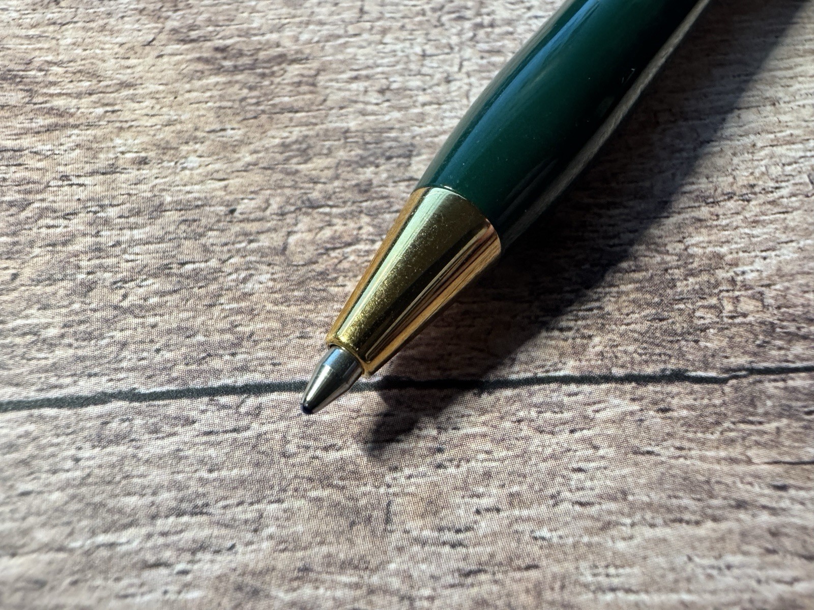 AURORA IPSILON Ballpoint Pen, SATIN GREEN | Barely used, NM, Italy, not fountain