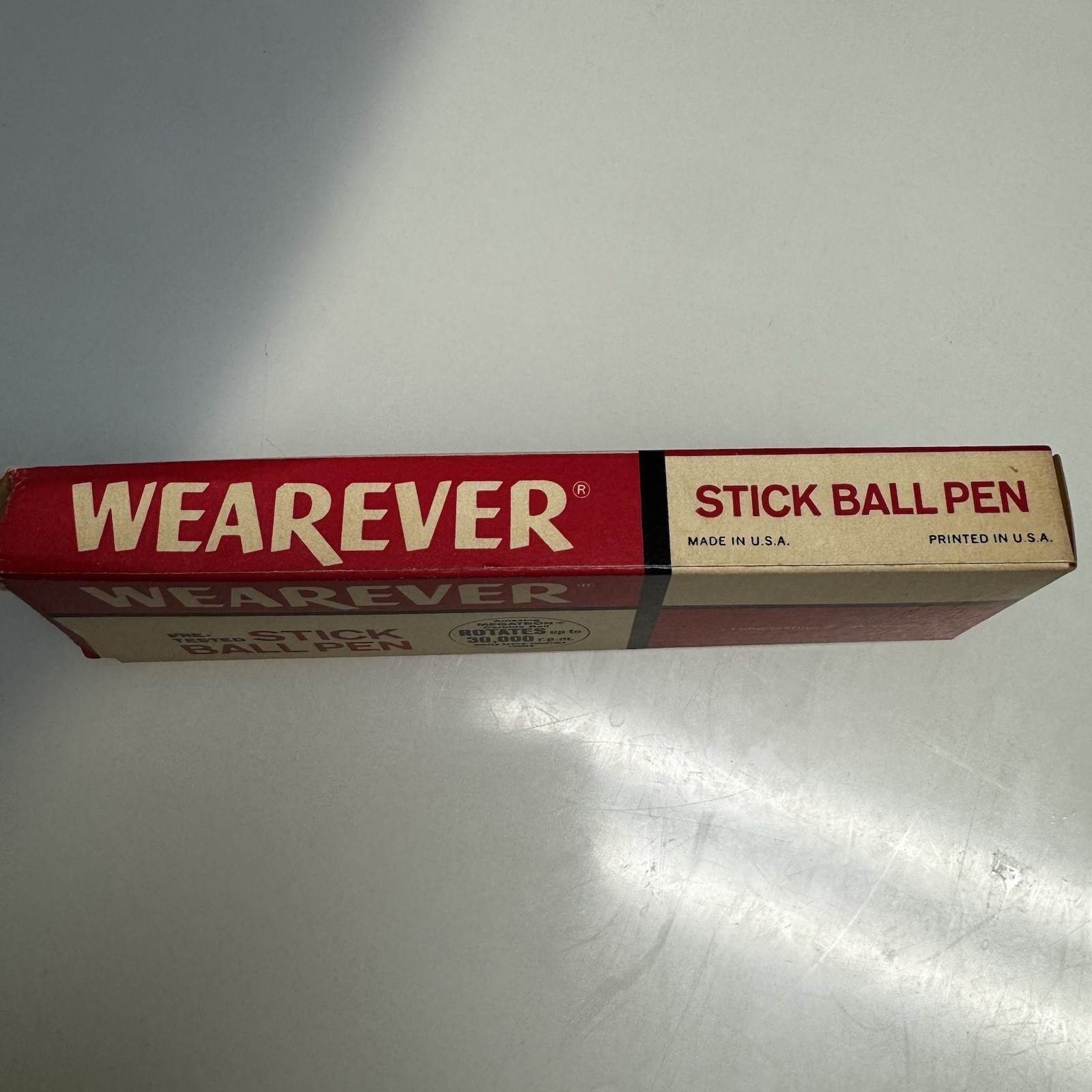 Wearever Vintage Stick Ball Pen 10 Black 1 Red 1 Blue