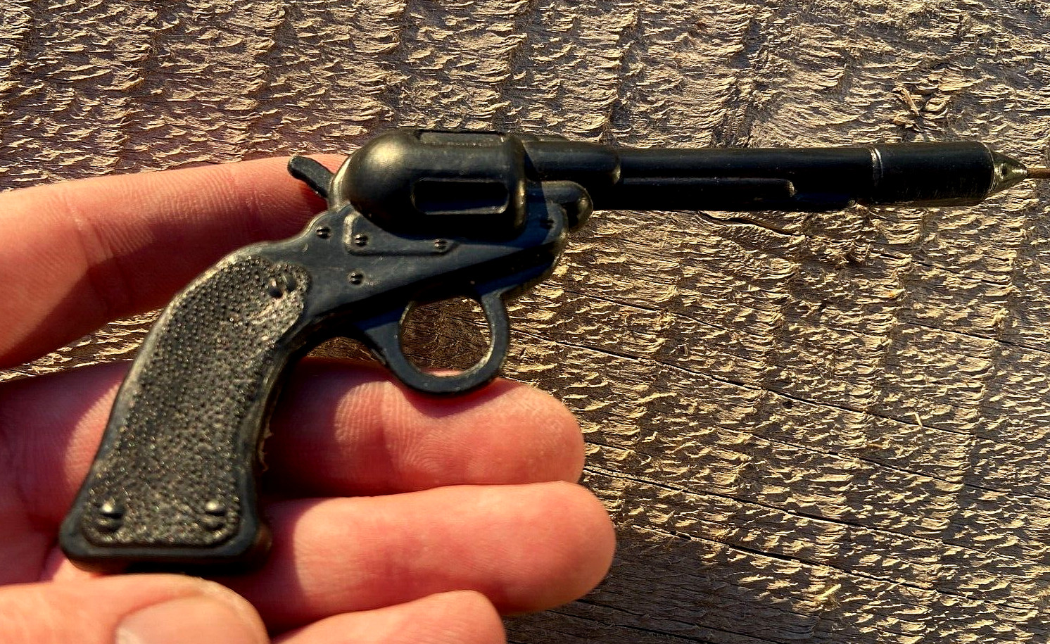 Vintage Souvenir Mini Ballpoint Pen Pistol USSR Ukrainian Sellers