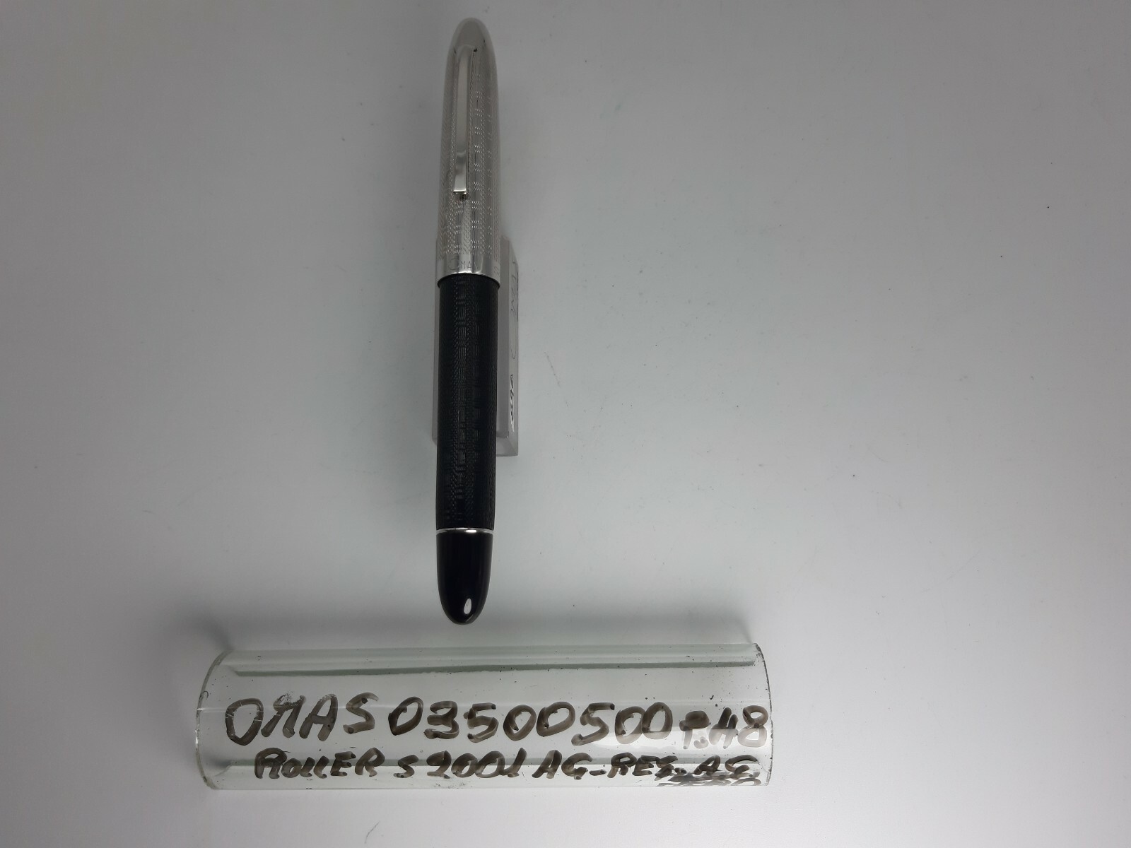 Roller Pen-Medium-Collection S2001-The Guilloche-AG.925/Resin-03 500500-6-Grandma