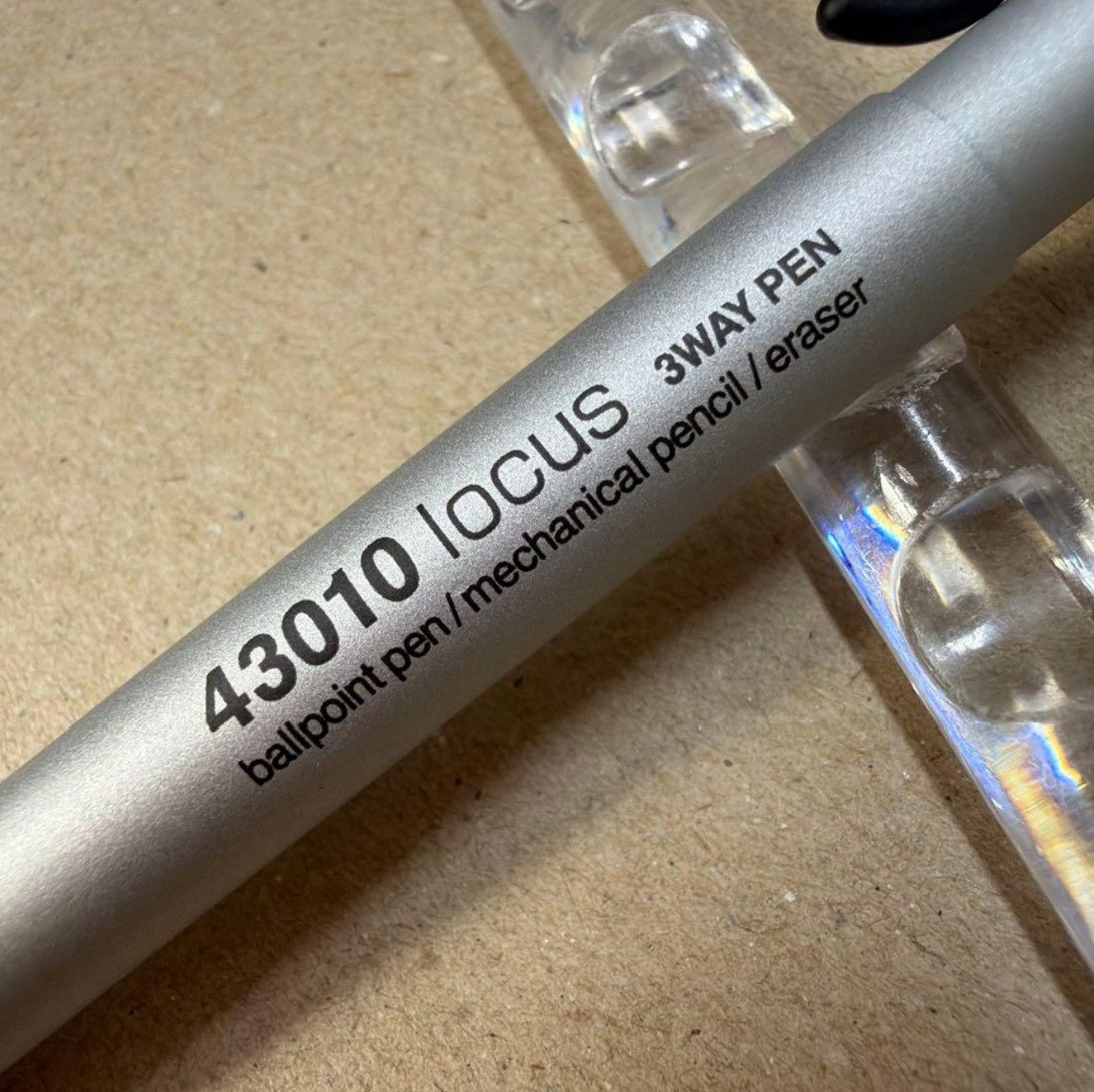 METAPHYS Locus 3-Way Pen Silver Multi Pen Good Design Award Japan New in Box