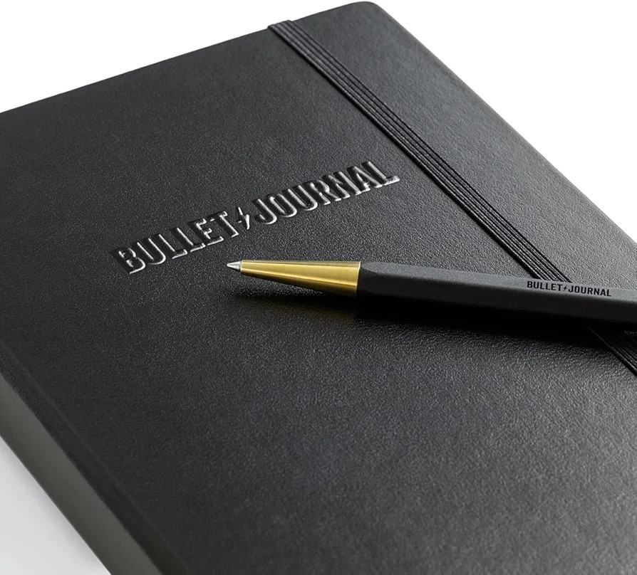 Leuchtturm1917 Metal Ballpoint Pen Black Ink Gold Trim