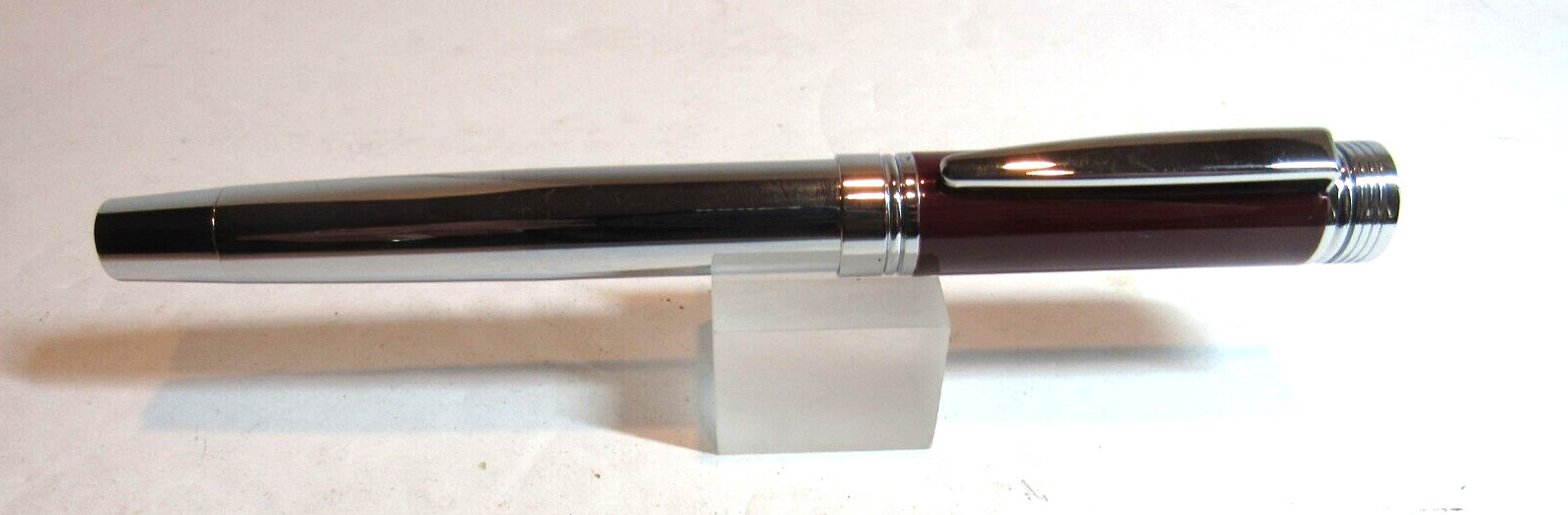 TERZETTI HEAVY METAL ROLLERBALL PEN-MODEL BISHOP- RUBY RED
