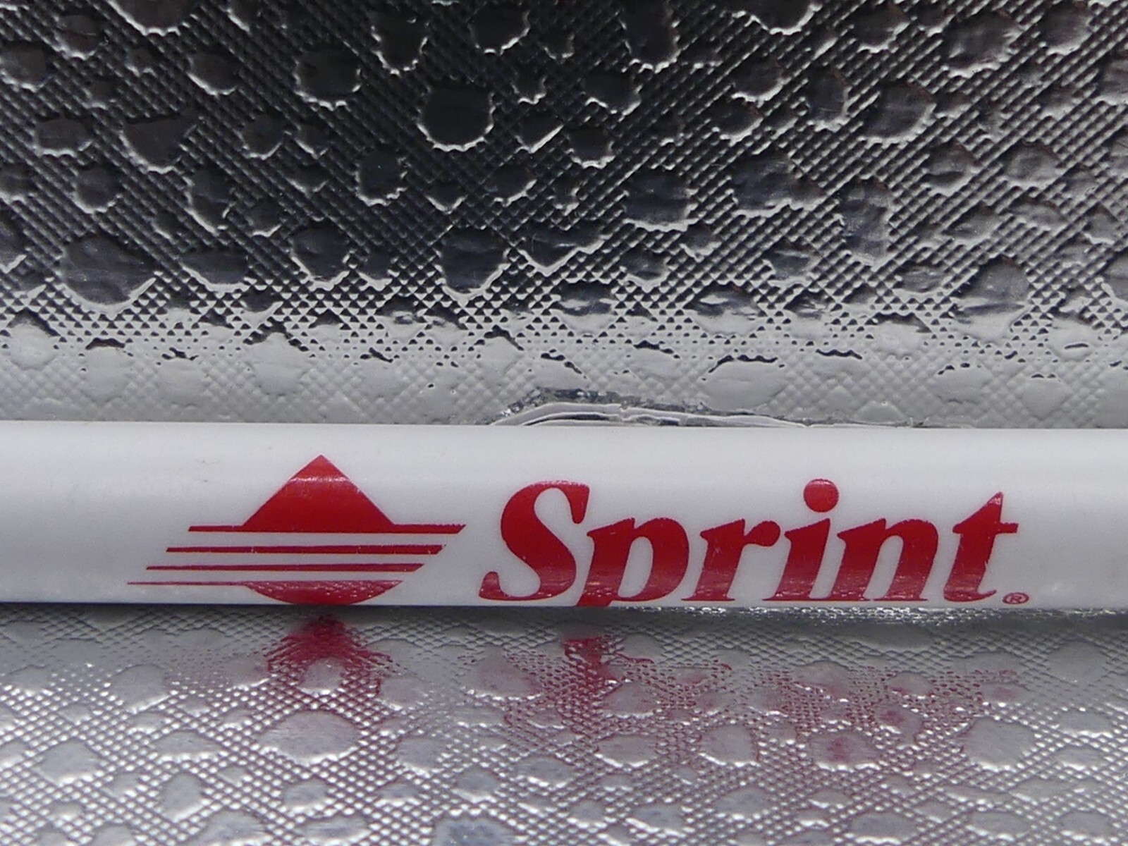 Sprint White Black Red Advertising Bic Mexico Ballpoint Pen